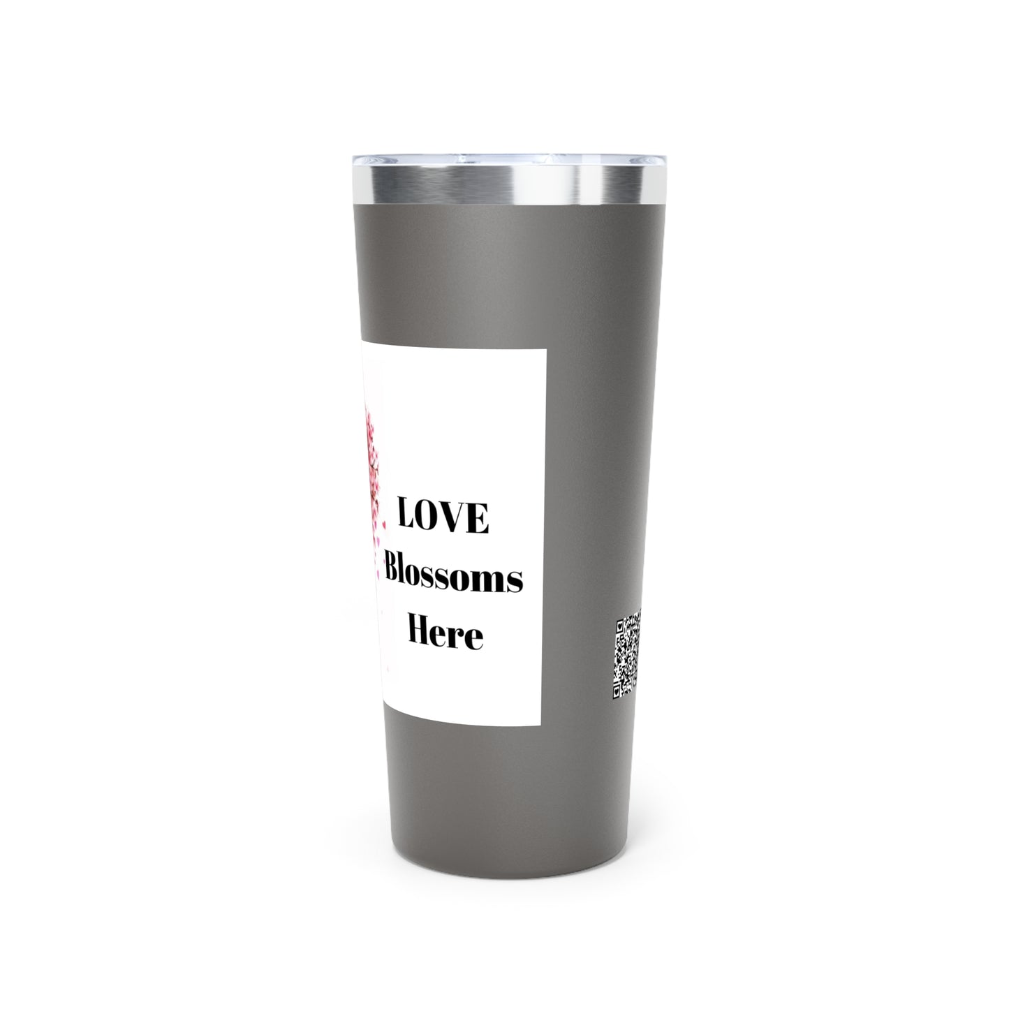 Love Blossoms Here - Copper Vacuum Insulated Tumbler, 22oz