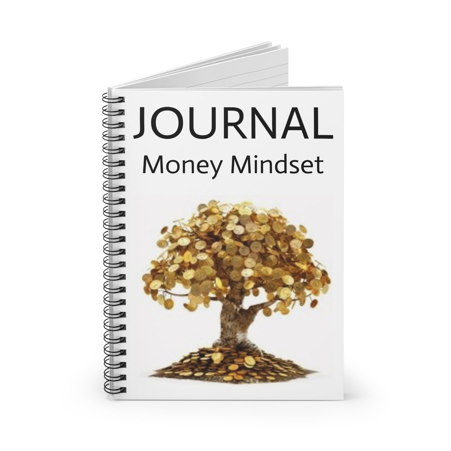 Journal - Money Mindset - Spiral Notebook - Ruled Line