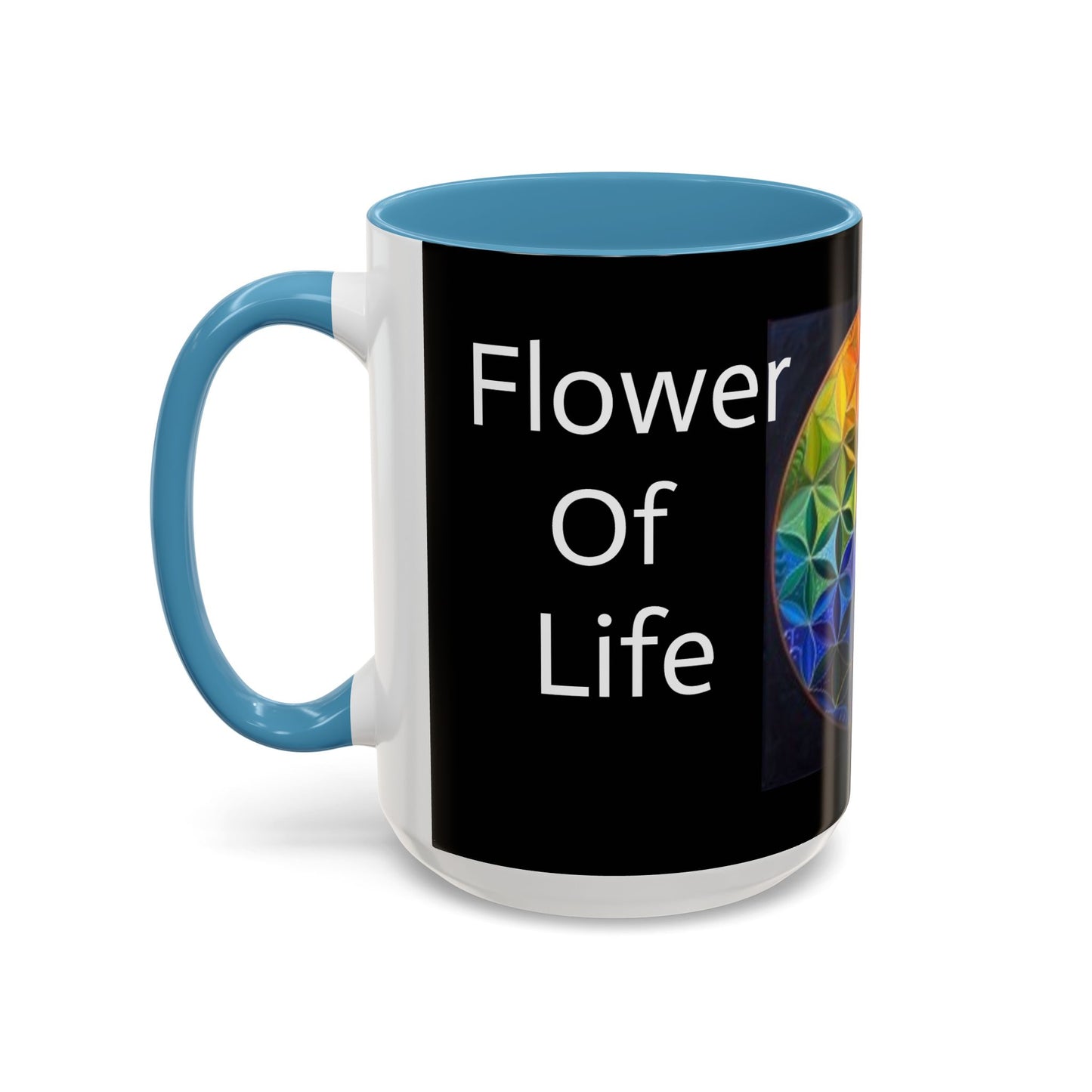 Flower of Life (Black) - Accent Coffee Mug (11, 15oz)