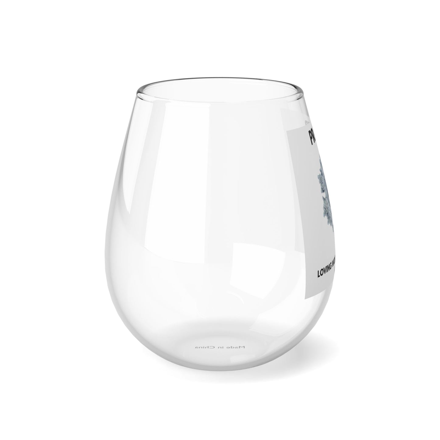 PRAYER STEMLESS WINE GLASS -  11.75oz