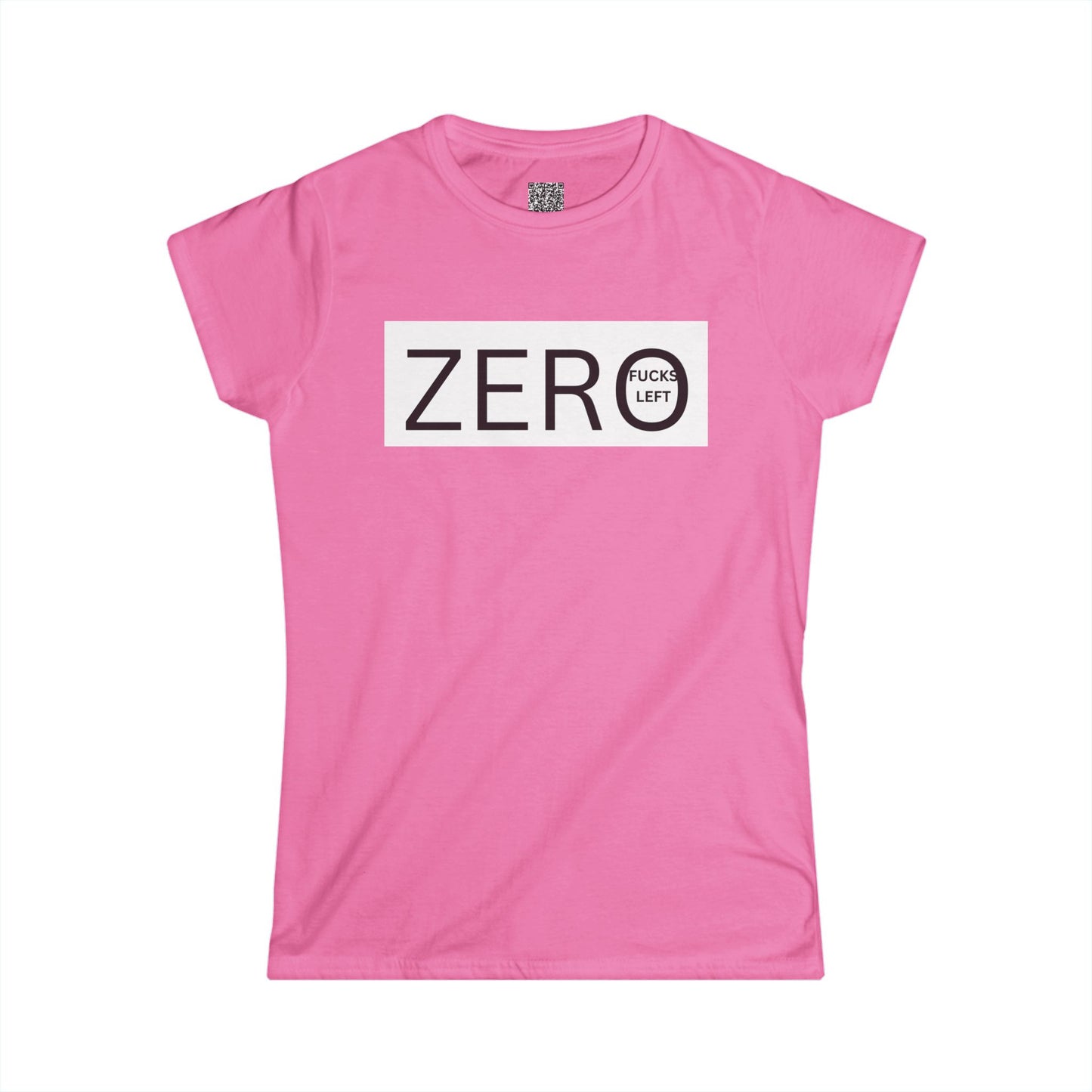 ZERO (FUCKS LEFT) -  Women's Softstyle Tee