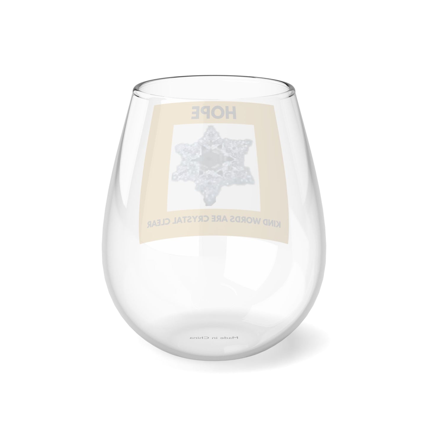 HOPE STEMLESS WINE GLASS- 11.75oz