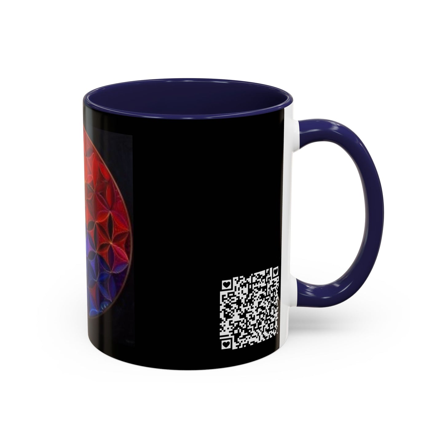 Flower of Life (Black) - Accent Coffee Mug (11, 15oz)