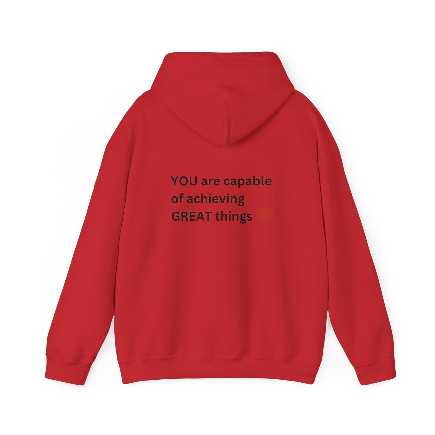 Bee Kind - (Back) You are capable of achieving great things - Unisex Heavy Blend™ Hooded Sweatshirt