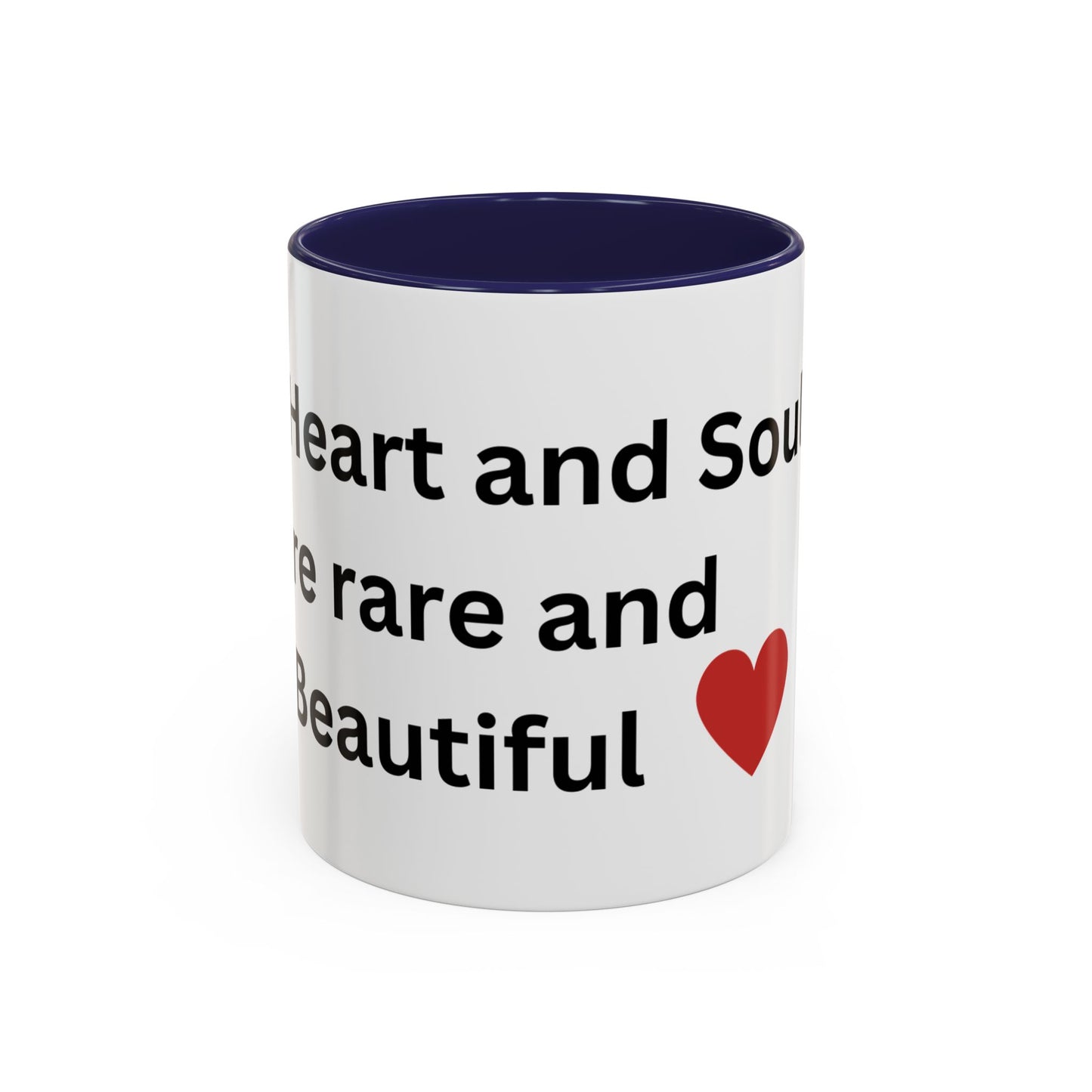 Bee Kind - Your Heart and Soul are rare and beautiful - Accent Coffee Mug (11, 15oz)