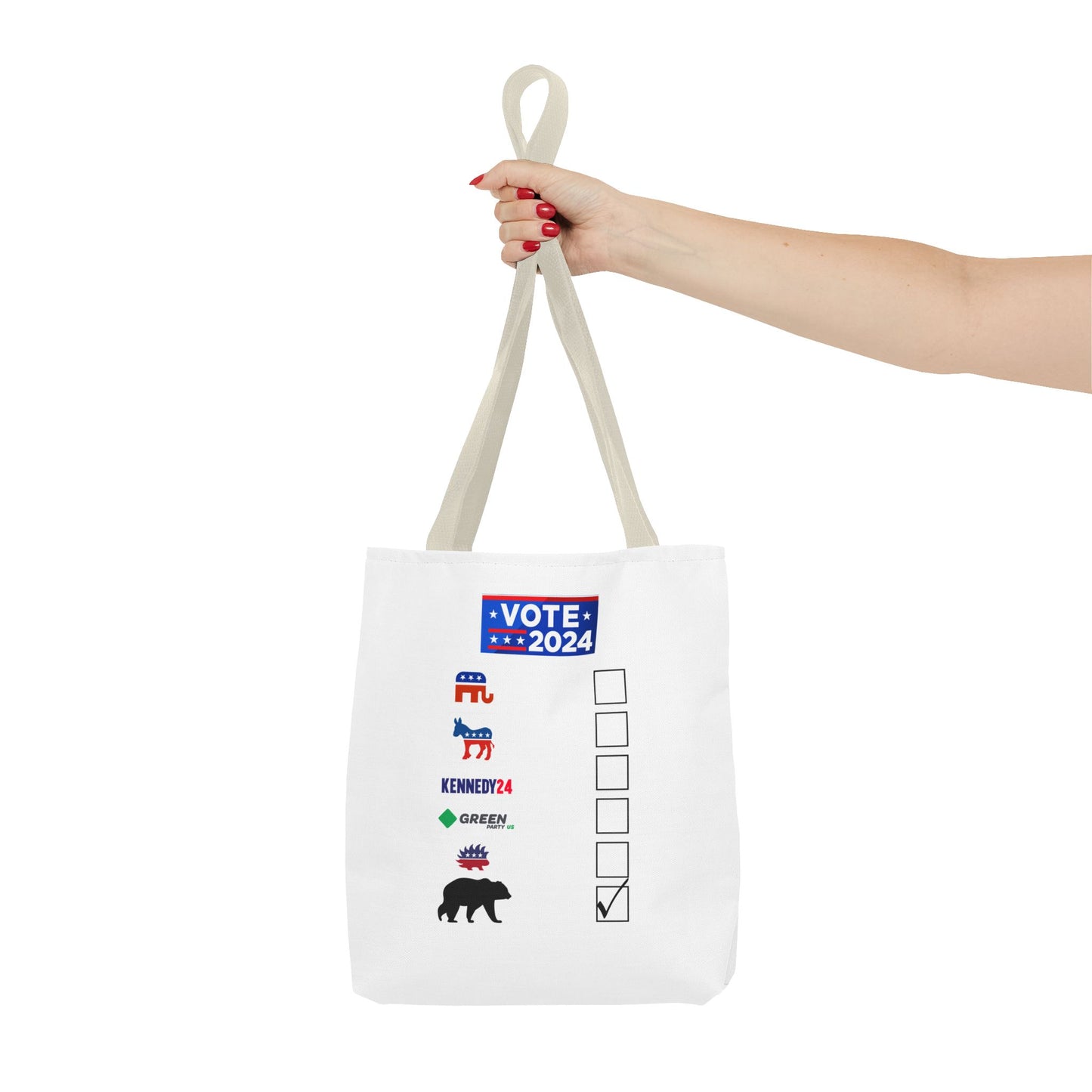 Bear- Vote for the Bear - Tote Bag (AOP)