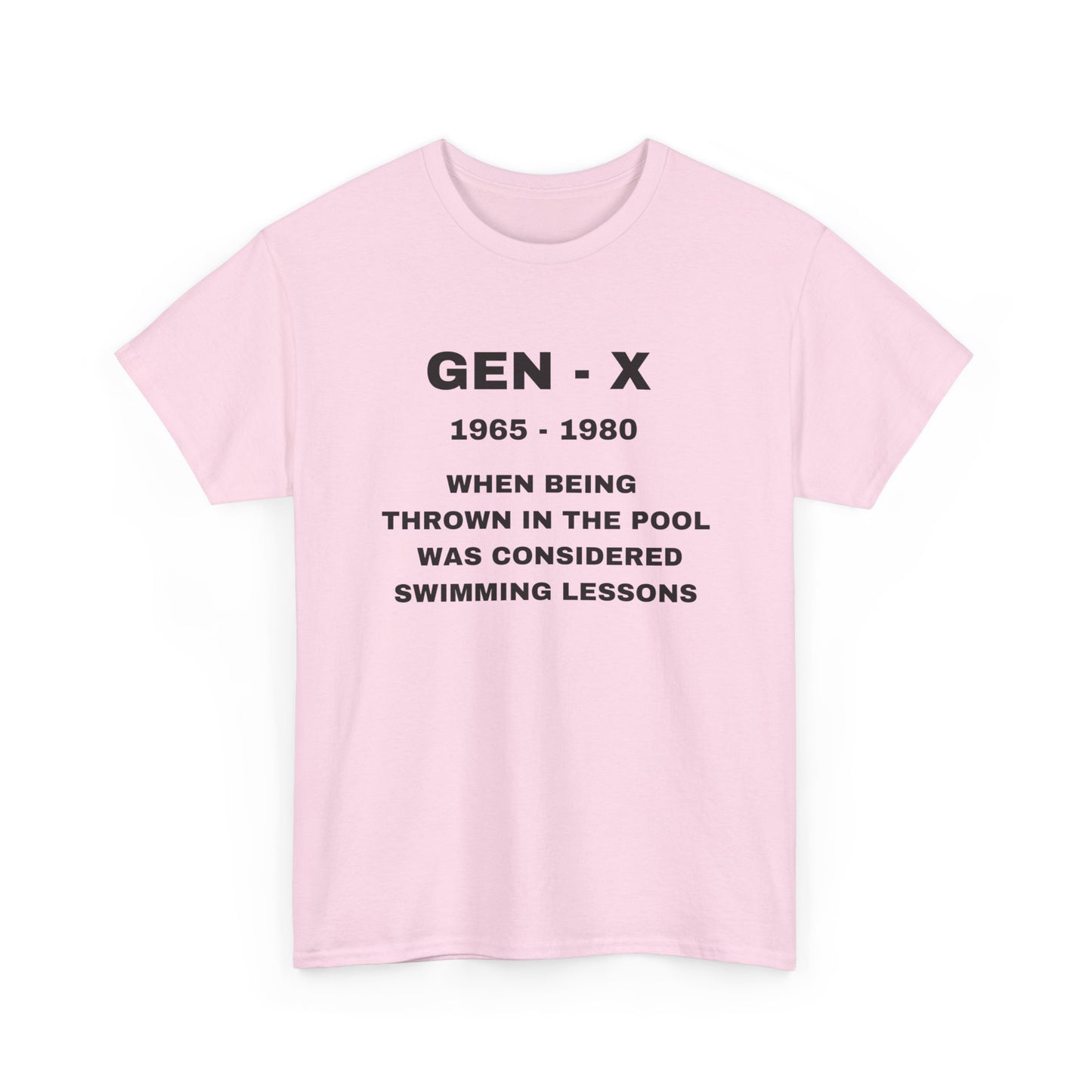 GEN-X-WHEN BEING TROWN IN THE POOL WAS CONSIDERED SWIMMING LESSONS