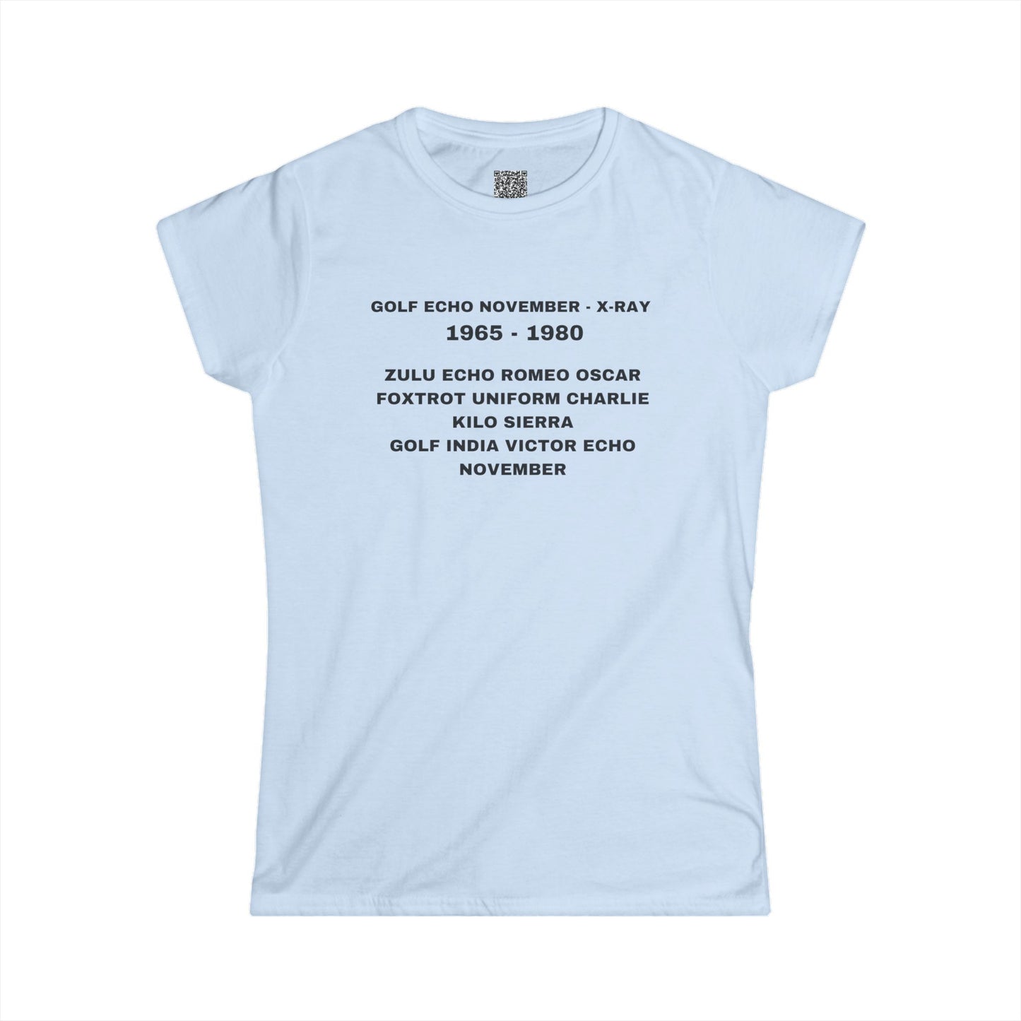 ZERO FUCKS GIVEN - NATO - Women's Softstyle Tee