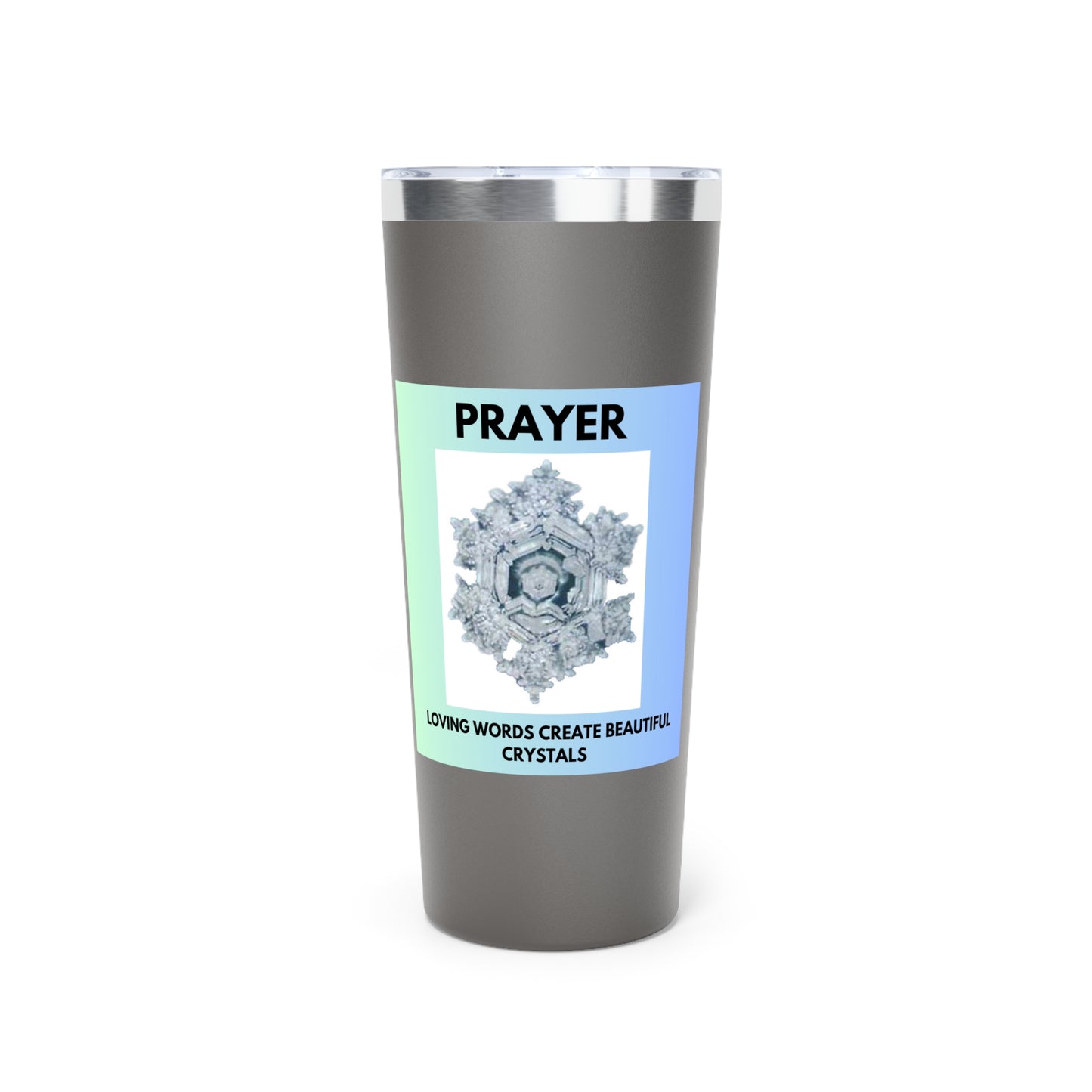 Prayer - Water Crystal - Copper Vacuum Insulated Tumbler, 22oz