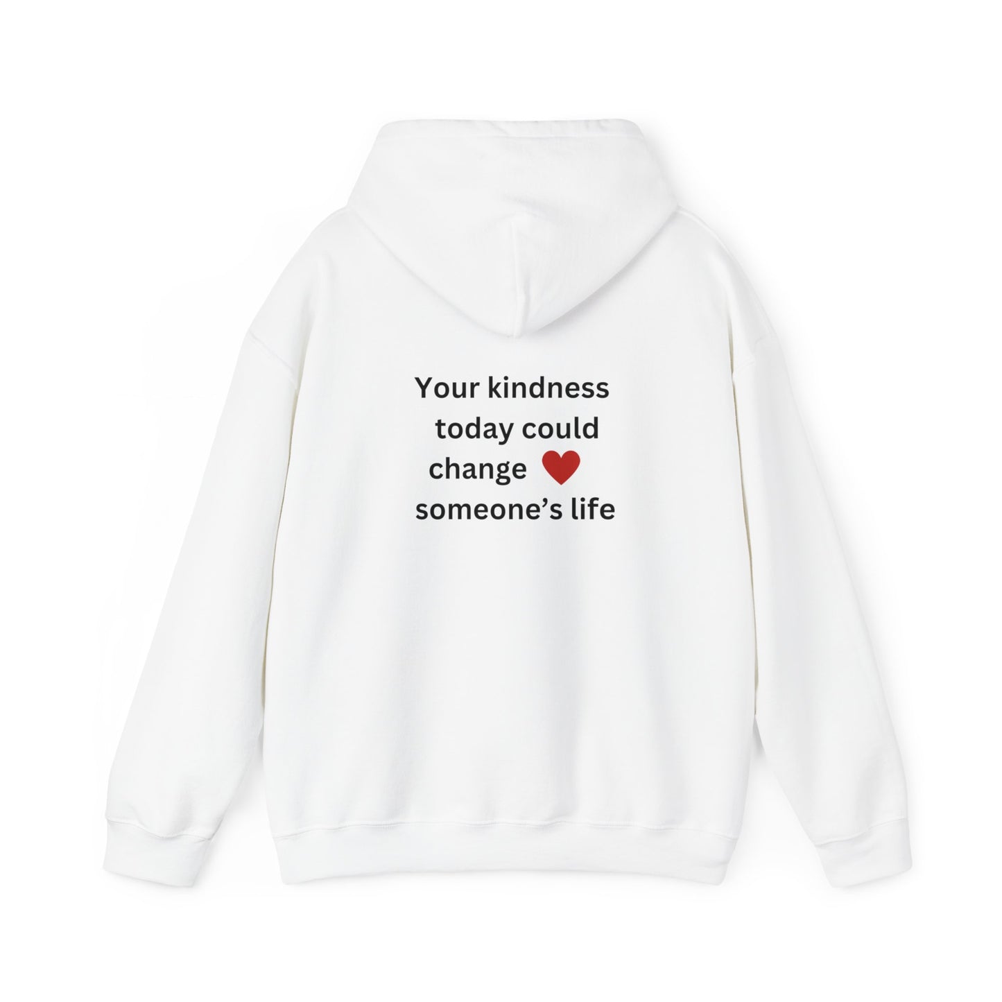 Bee Kind - (Back) Your kindness today could change someone's life - Unisex Heavy Blend™ Hooded Sweatshirt