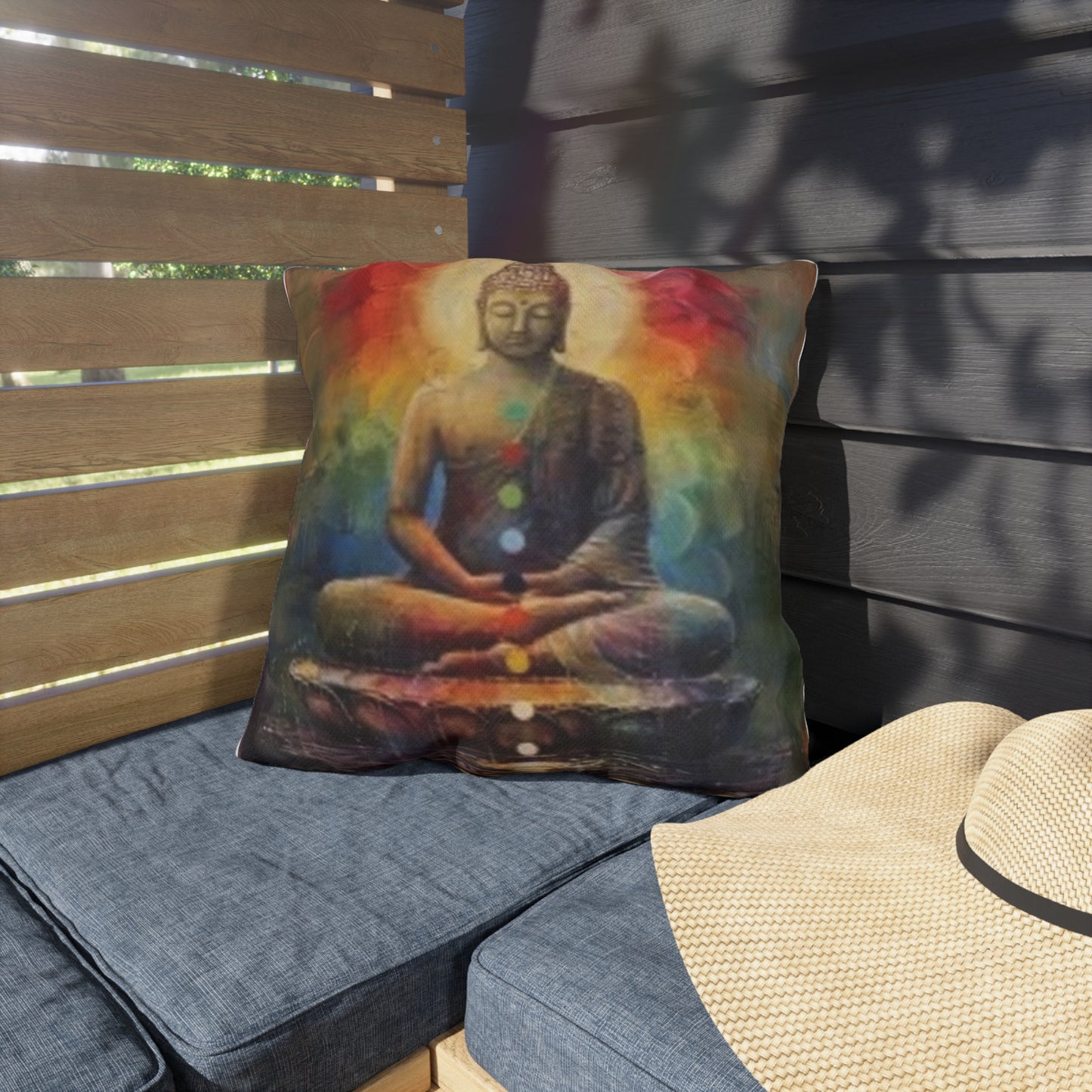 Zen Buddha - Outdoor Pillows