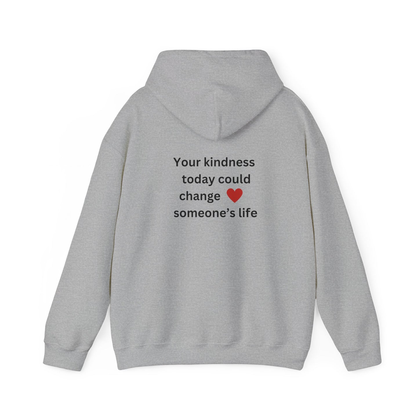 Bee Kind - (Back) Your kindness today could change someone's life - Unisex Heavy Blend™ Hooded Sweatshirt