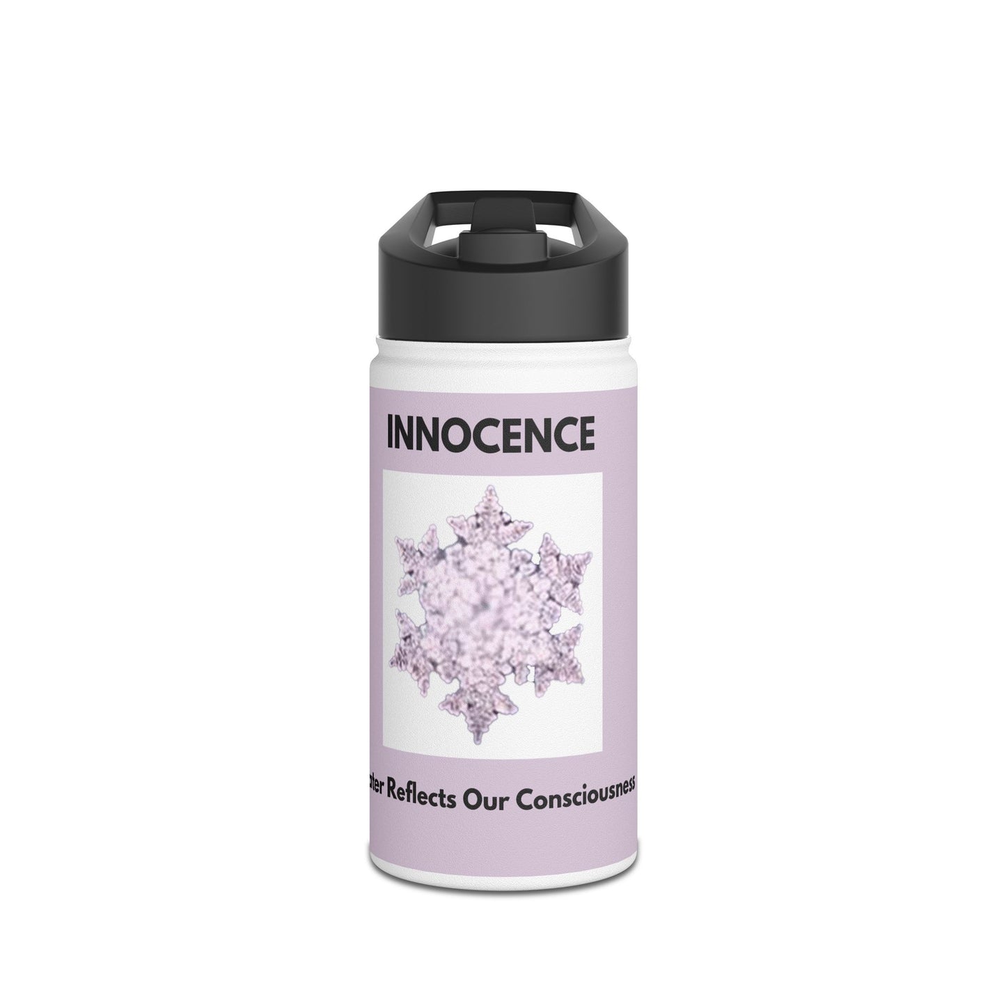 Innocence - Water Crystal - Stainless Steel Water Bottle, Standard Lid