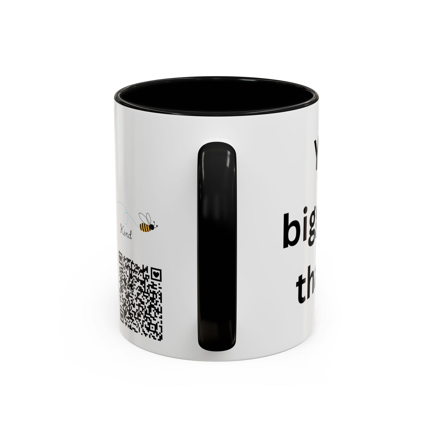 Bee Kind - You make a bigger difference than you realize - Accent Coffee Mug (11, 15oz)