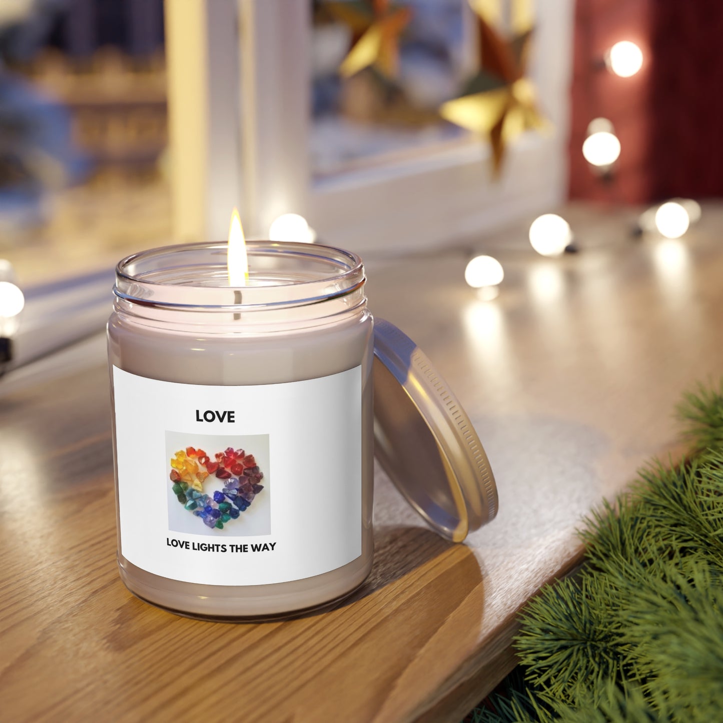 LOVE - LOVE LIGHTS THE WAY - Scented Candles, 9oz