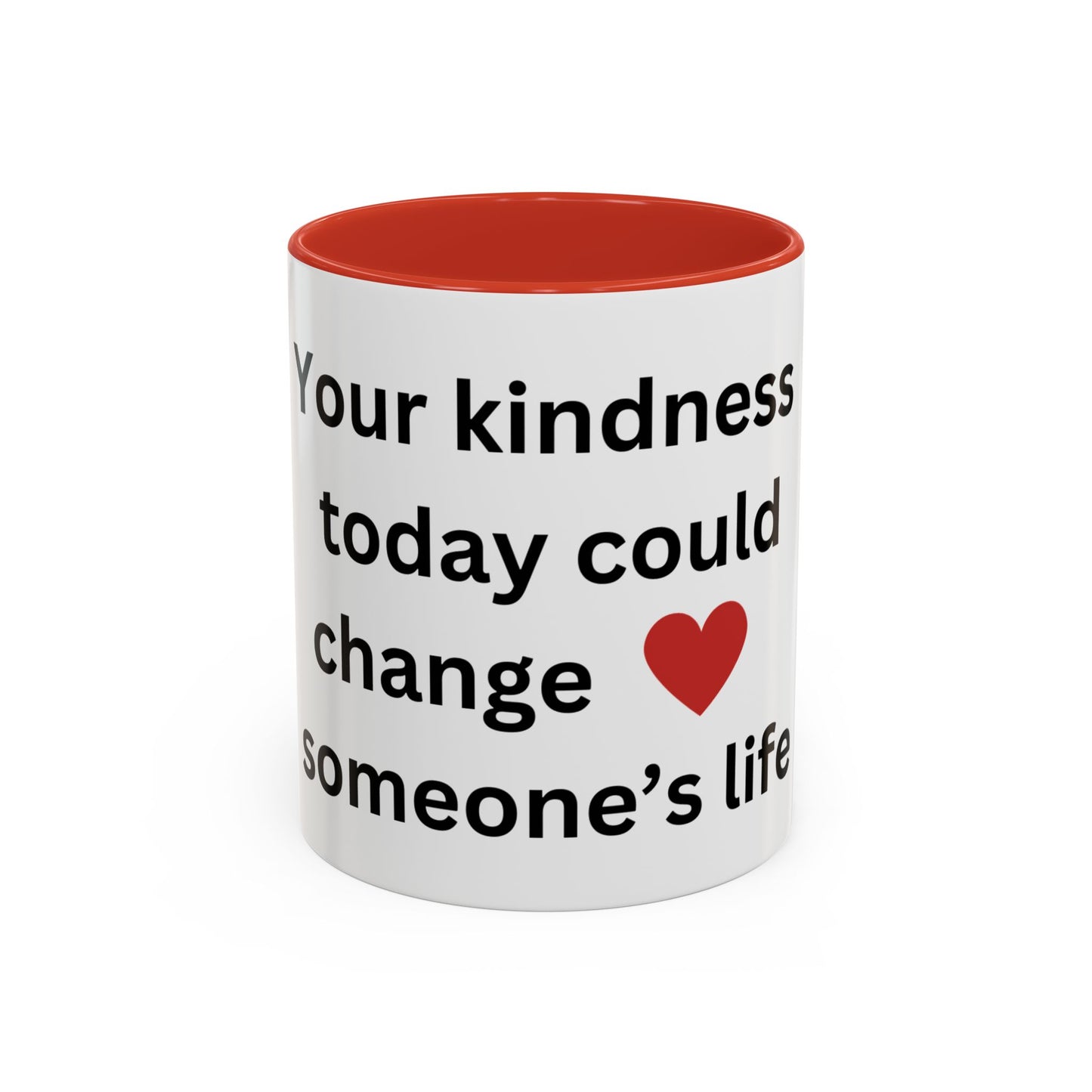 Bee Kind - Your kindness today could change someone's life - Accent Coffee Mug (11, 15oz)