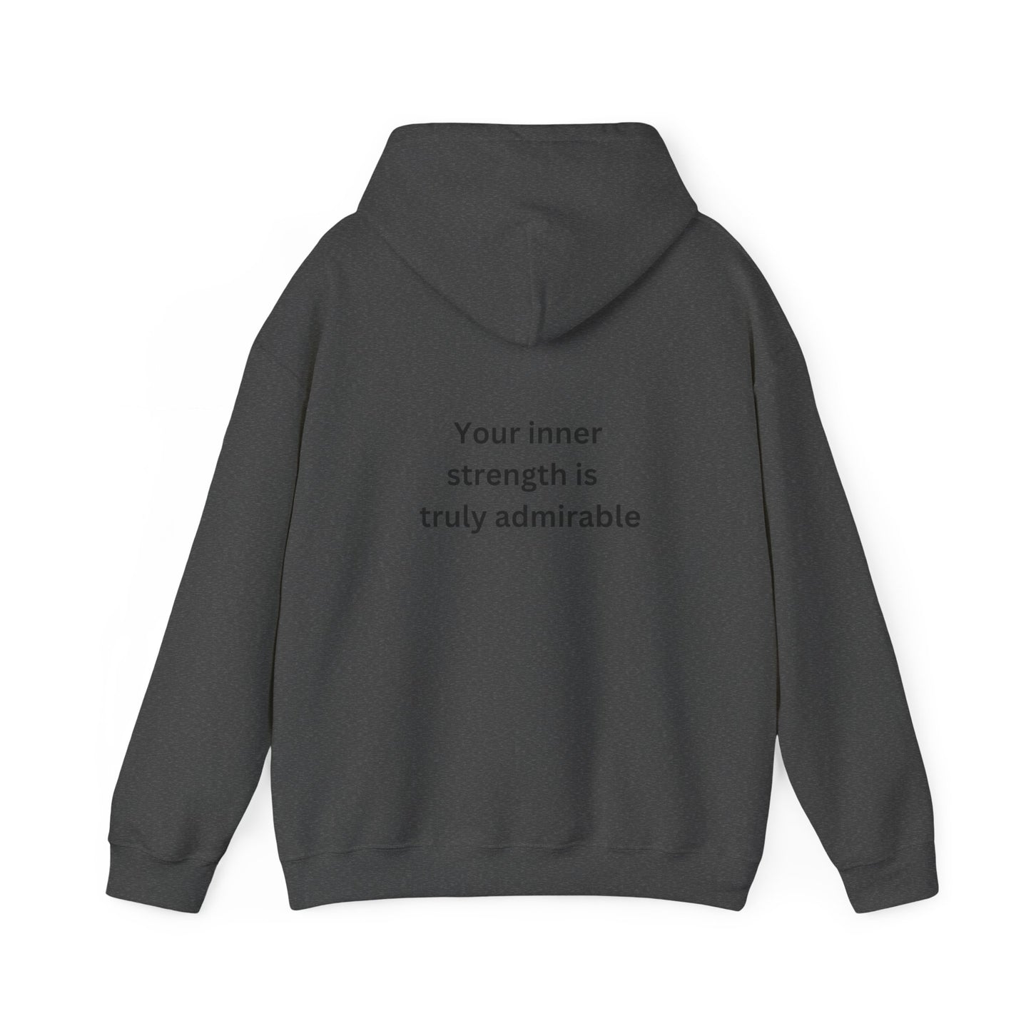 Bee Kind (Back) Your inner strength is truly admirable - Unisex Heavy Blend™ Hooded Sweatshirt