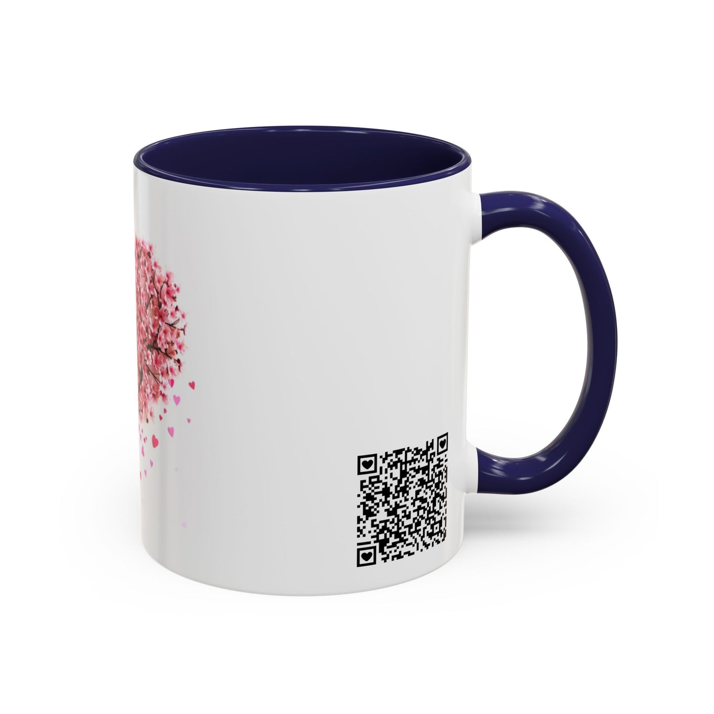 Love Blossoms Here (Cherry blossom tree) - Accent Coffee Mug (11, 15oz)