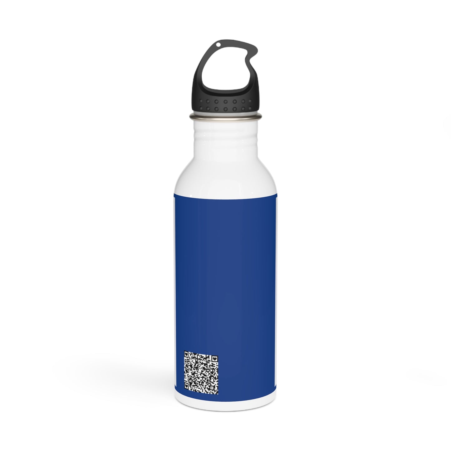 Love in every sip - blue & white- Stainless Steel Water Bottle