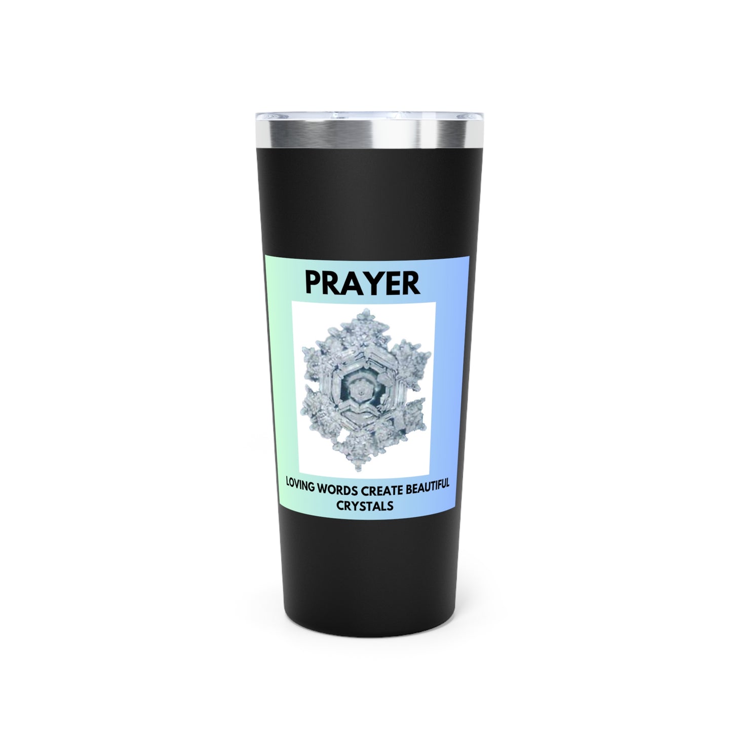 Prayer - Water Crystal - Copper Vacuum Insulated Tumbler, 22oz