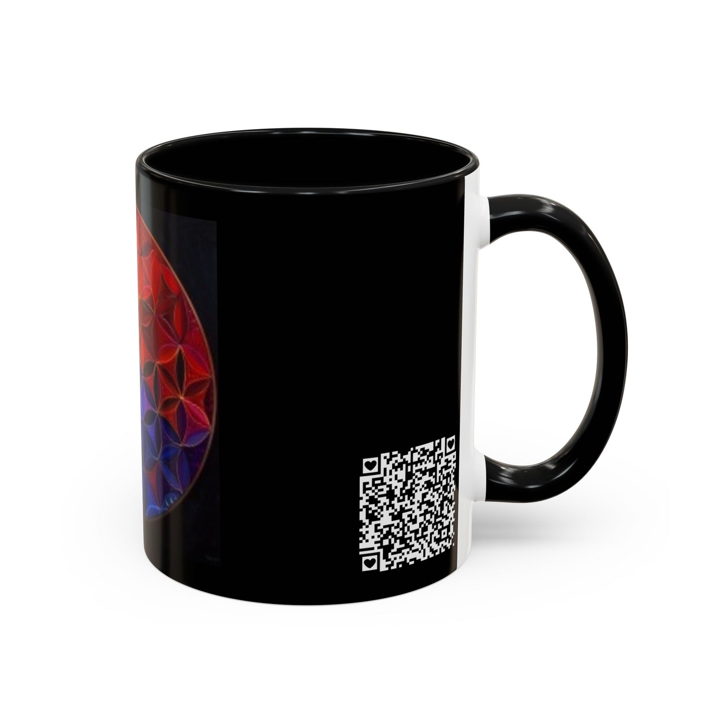 Flower of Life (Black) - Accent Coffee Mug (11, 15oz)