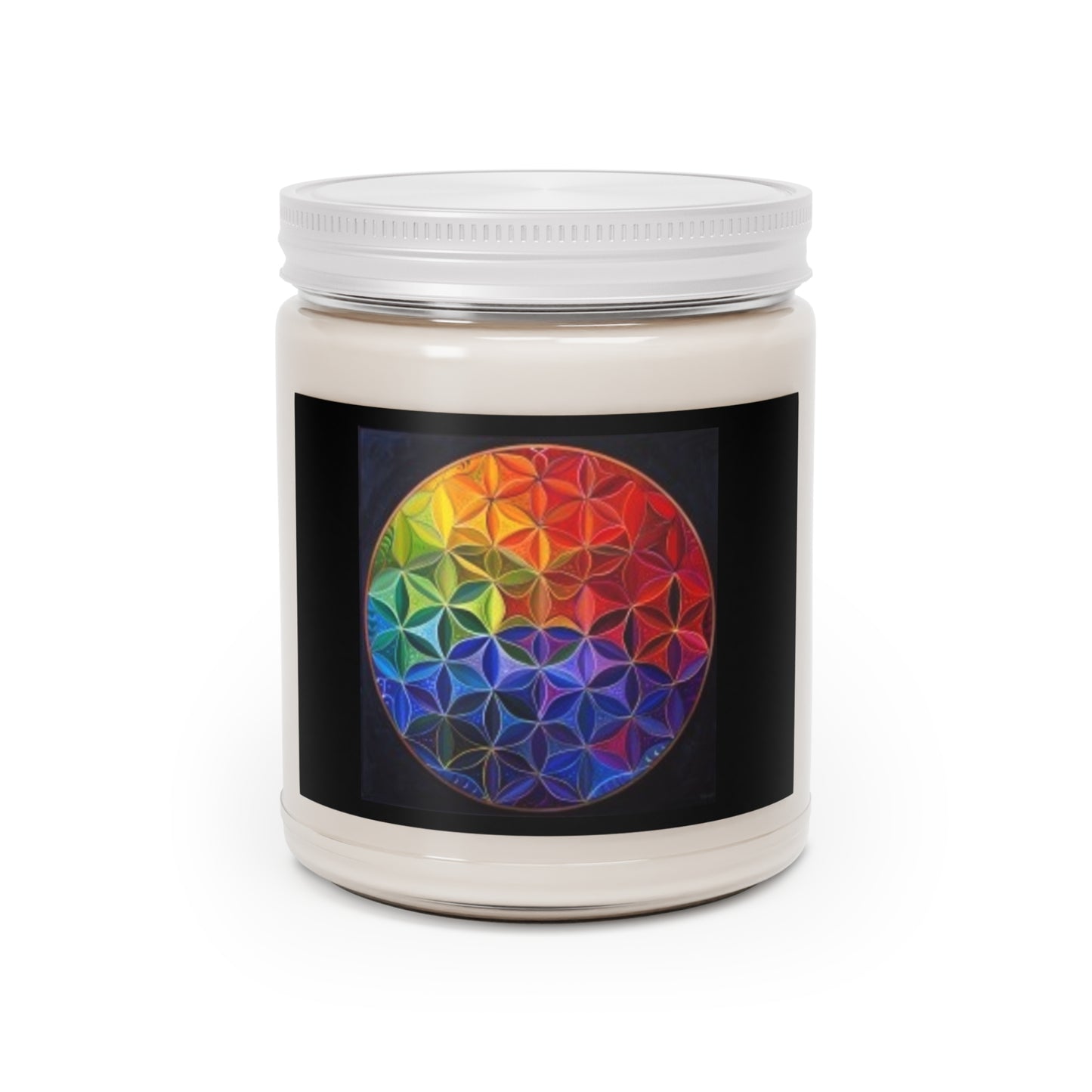 Flower of Life - Black - Scented Candles, 9oz