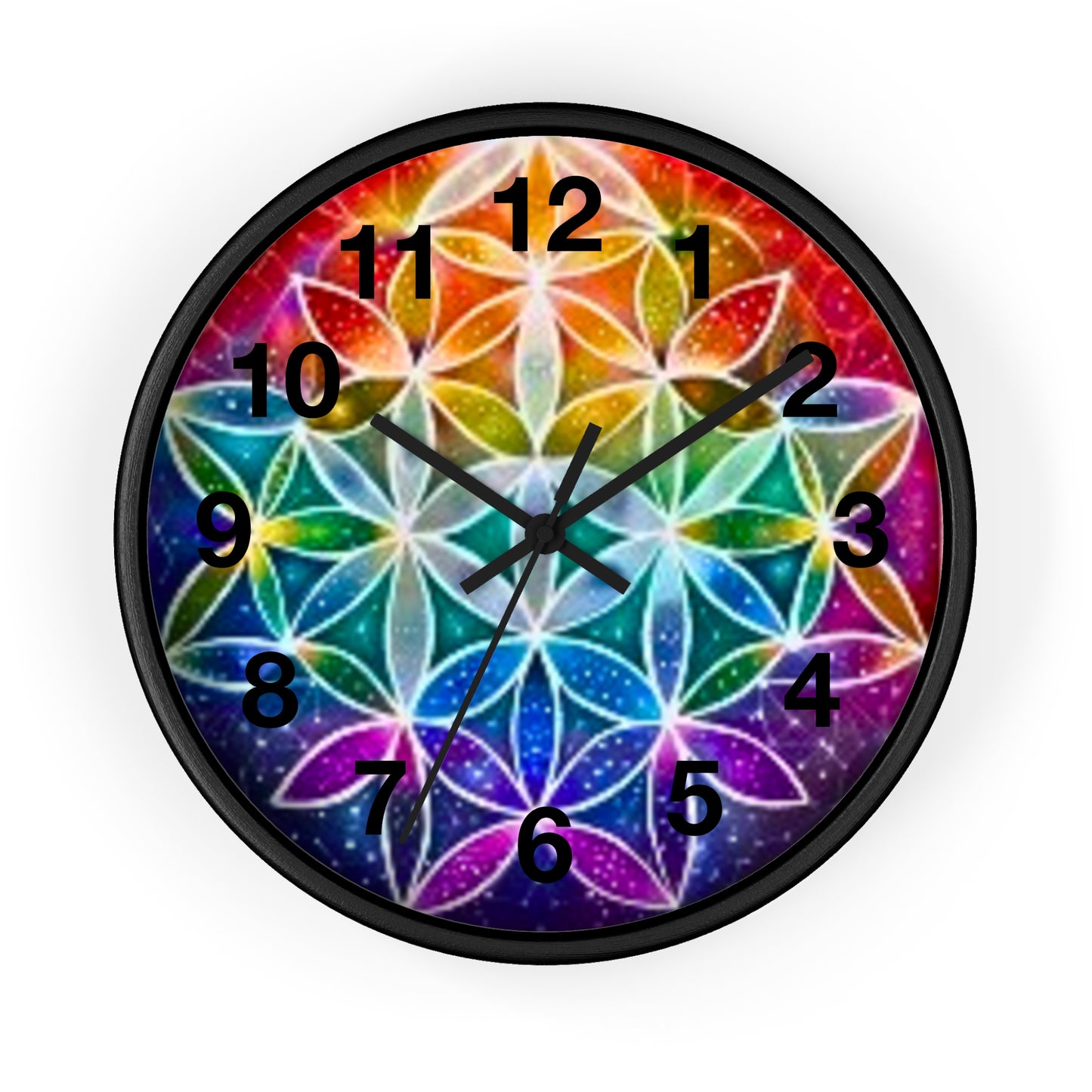 Flower Of Life - Wall Clock