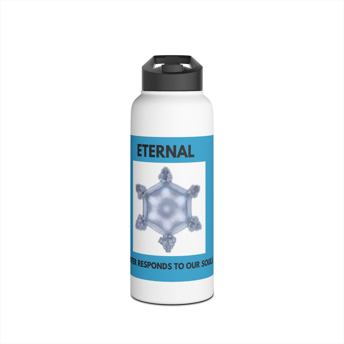 Eternal- Water Crystal -  Stainless Steel Water Bottle, Standard Lid