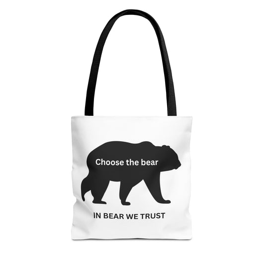 Bear - In Bear We trust - Tote Bag (AOP)