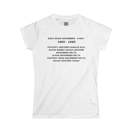 FUCK AROUND AND FIND OUT - NATO-  Women's Softstyle Tee