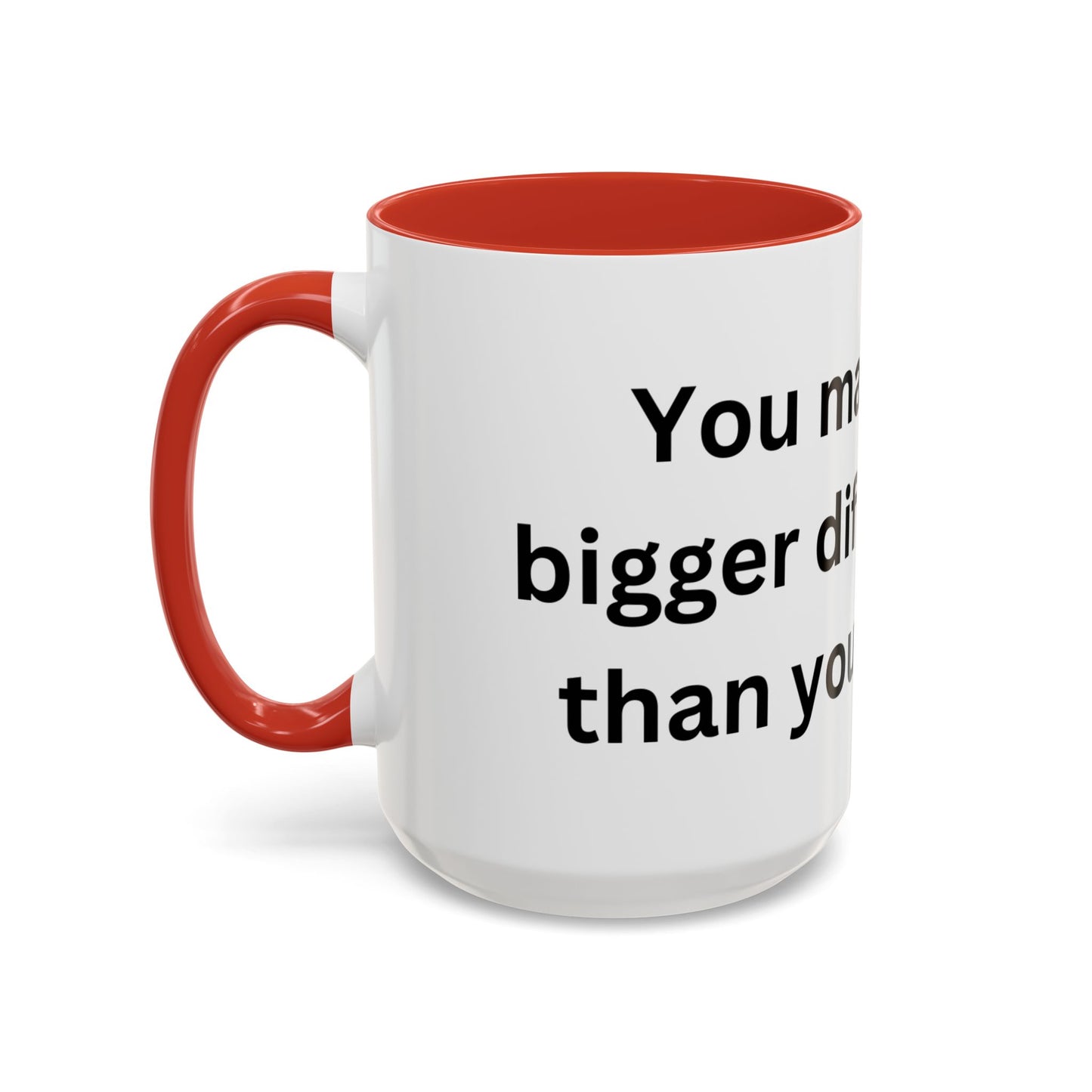 Bee Kind - You make a bigger difference than you realize - Accent Coffee Mug (11, 15oz)