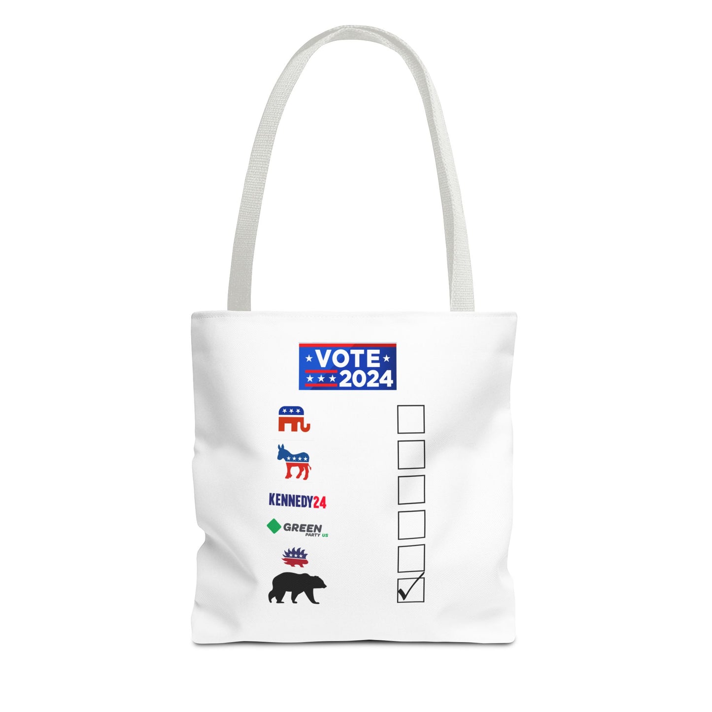 Bear- Vote for the Bear - Tote Bag (AOP)