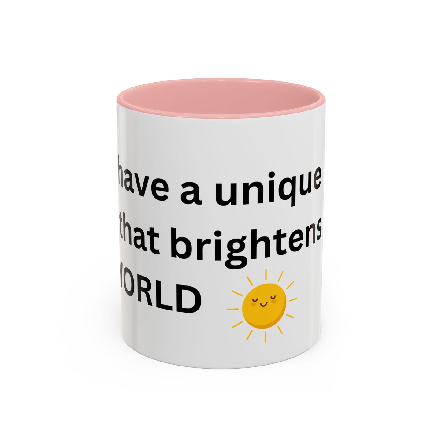 Bee Kind - You have a unique light that brightens the world - Accent Coffee Mug (11, 15oz)