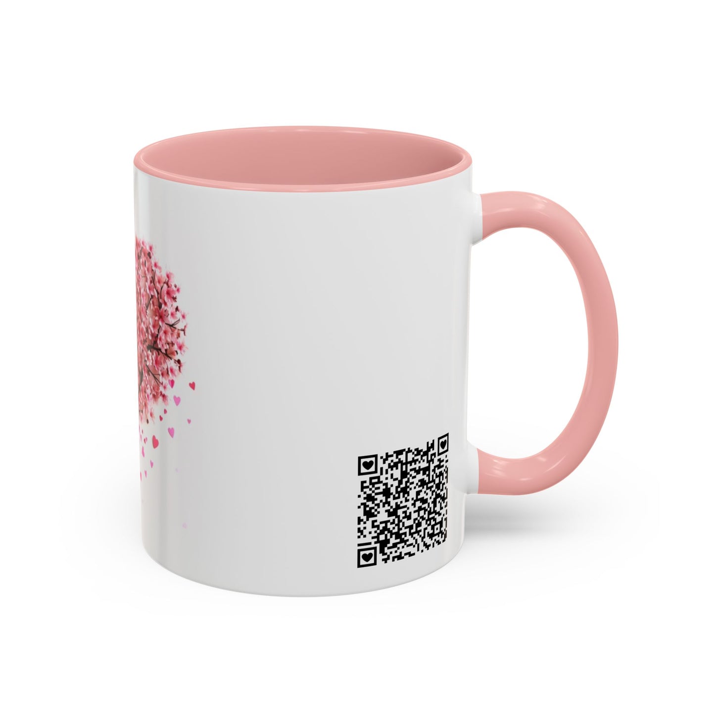 Love Blossoms Here (Cherry blossom tree) - Accent Coffee Mug (11, 15oz)