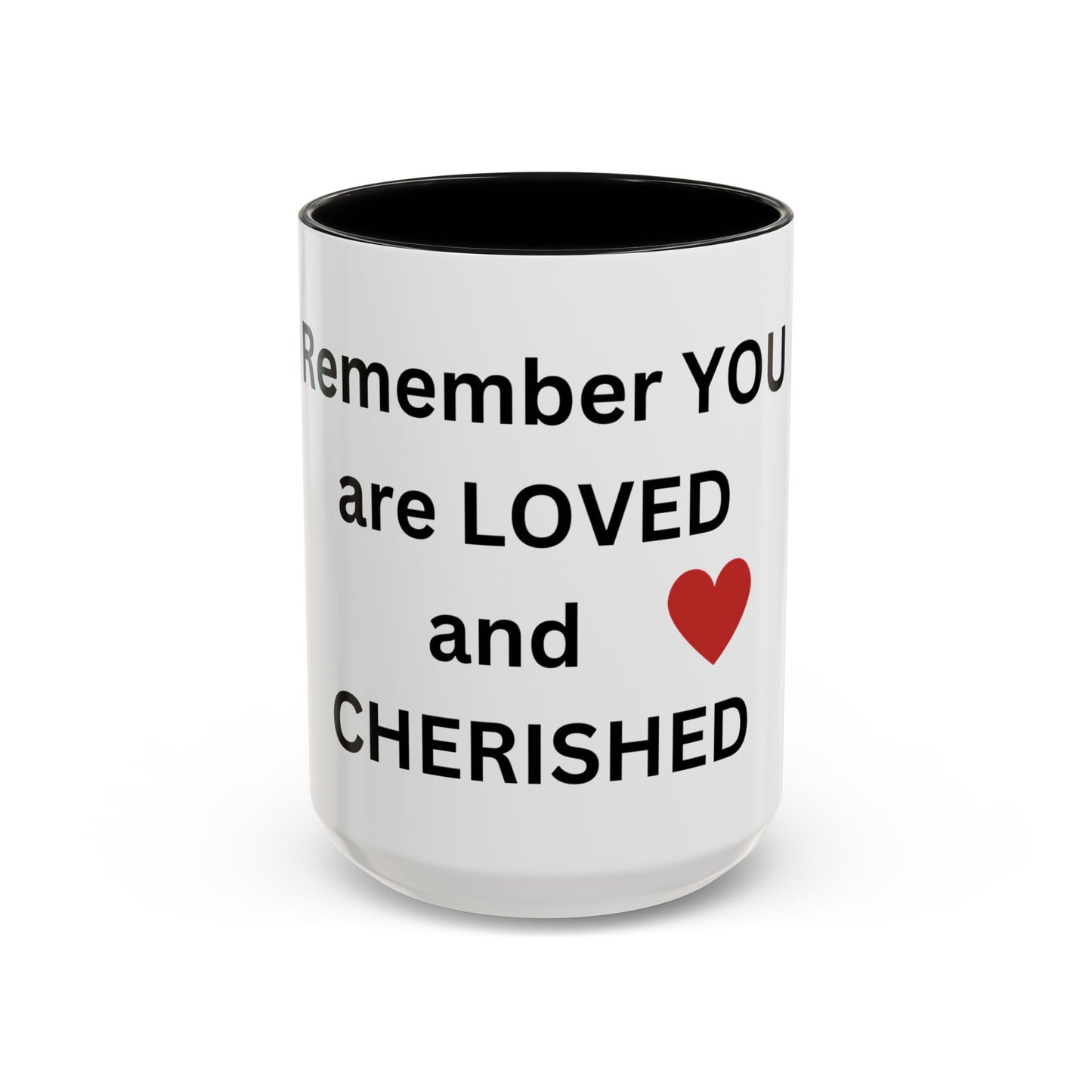 Bee Kind - Remember you are loved and cherished - Accent Coffee Mug (11, 15oz)