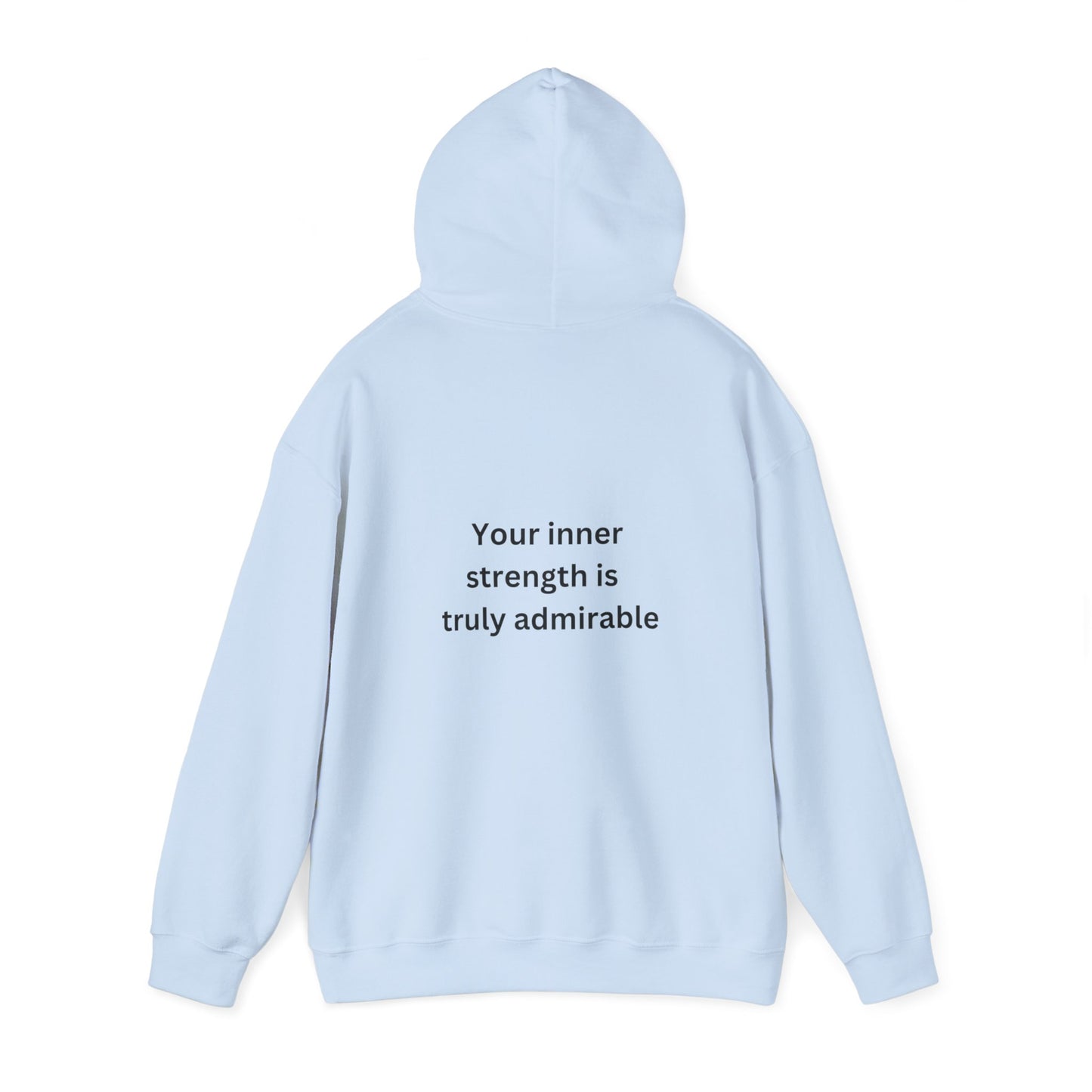 Bee Kind (Back) Your inner strength is truly admirable - Unisex Heavy Blend™ Hooded Sweatshirt