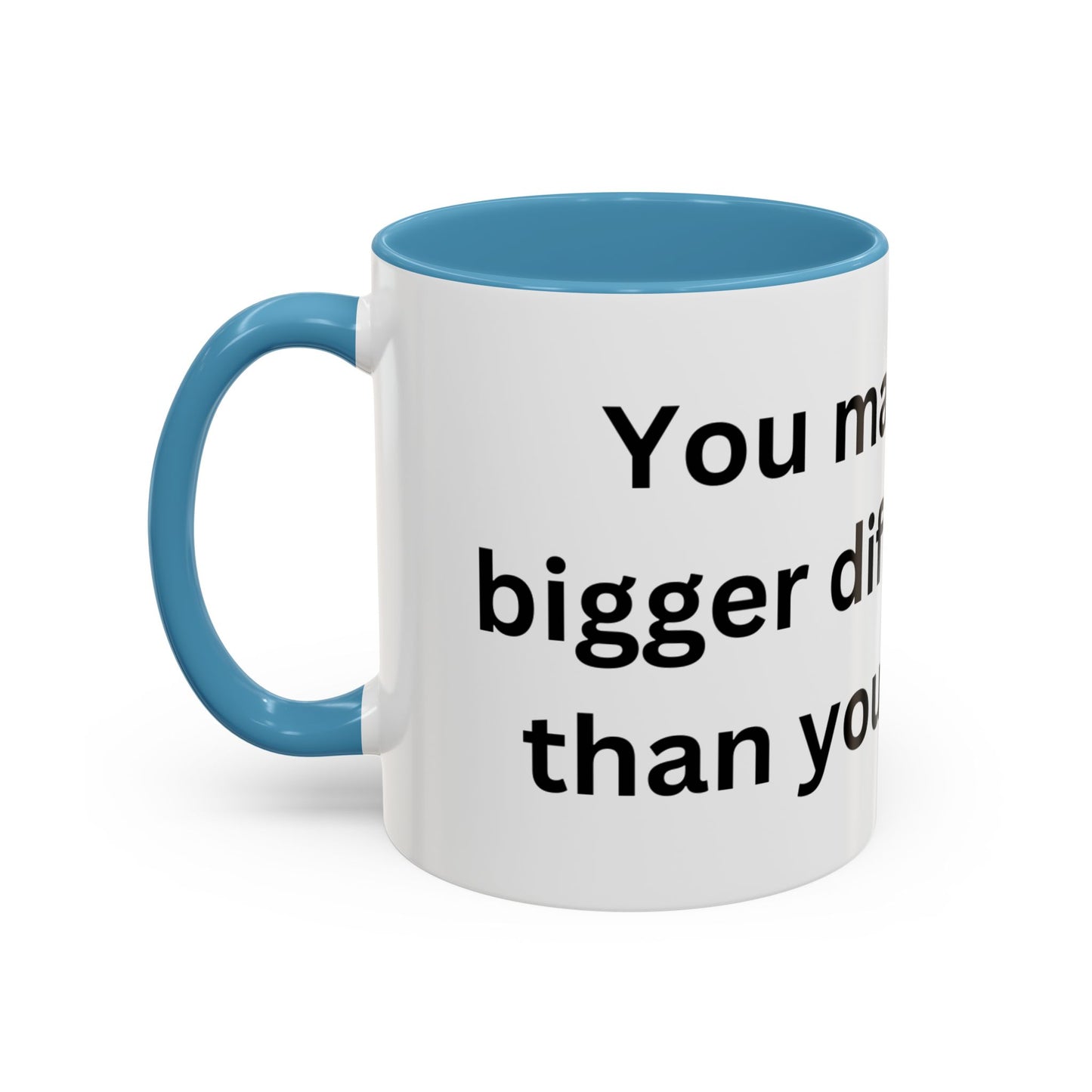 Bee Kind - You make a bigger difference than you realize - Accent Coffee Mug (11, 15oz)