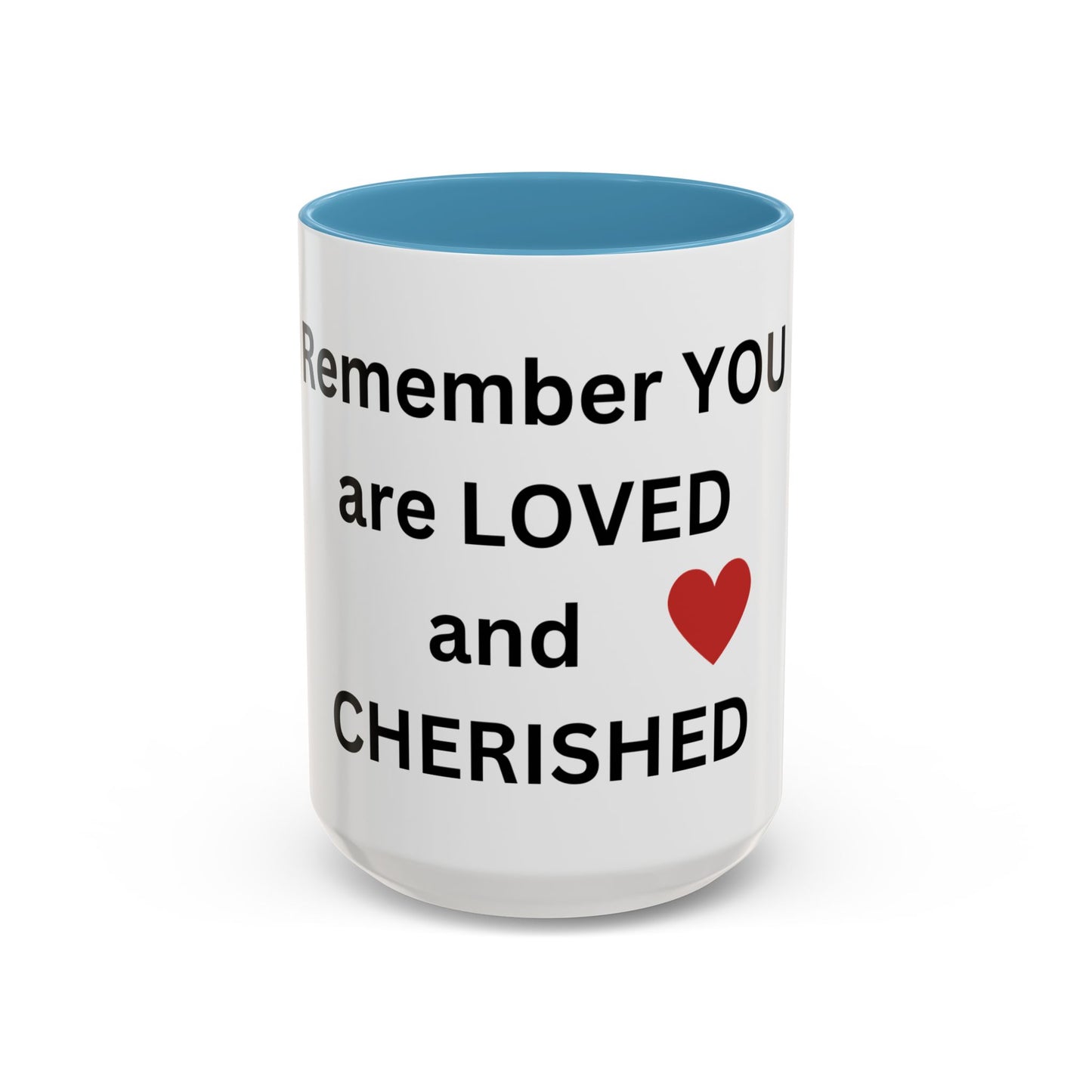 Bee Kind - Remember you are loved and cherished - Accent Coffee Mug (11, 15oz)