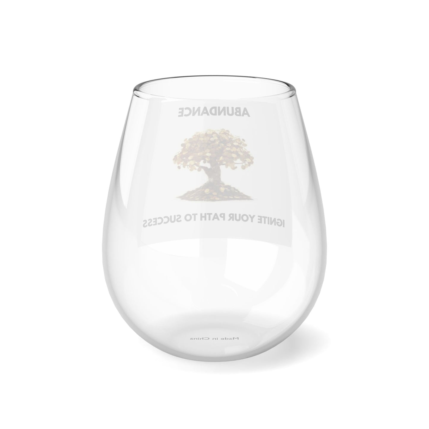 Abundance - Stemless Wine Glass, 11.75oz