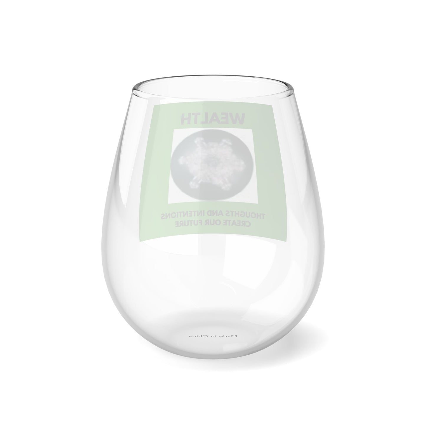 WEALTH STEMLESS WINE GLASS - 11.75oz