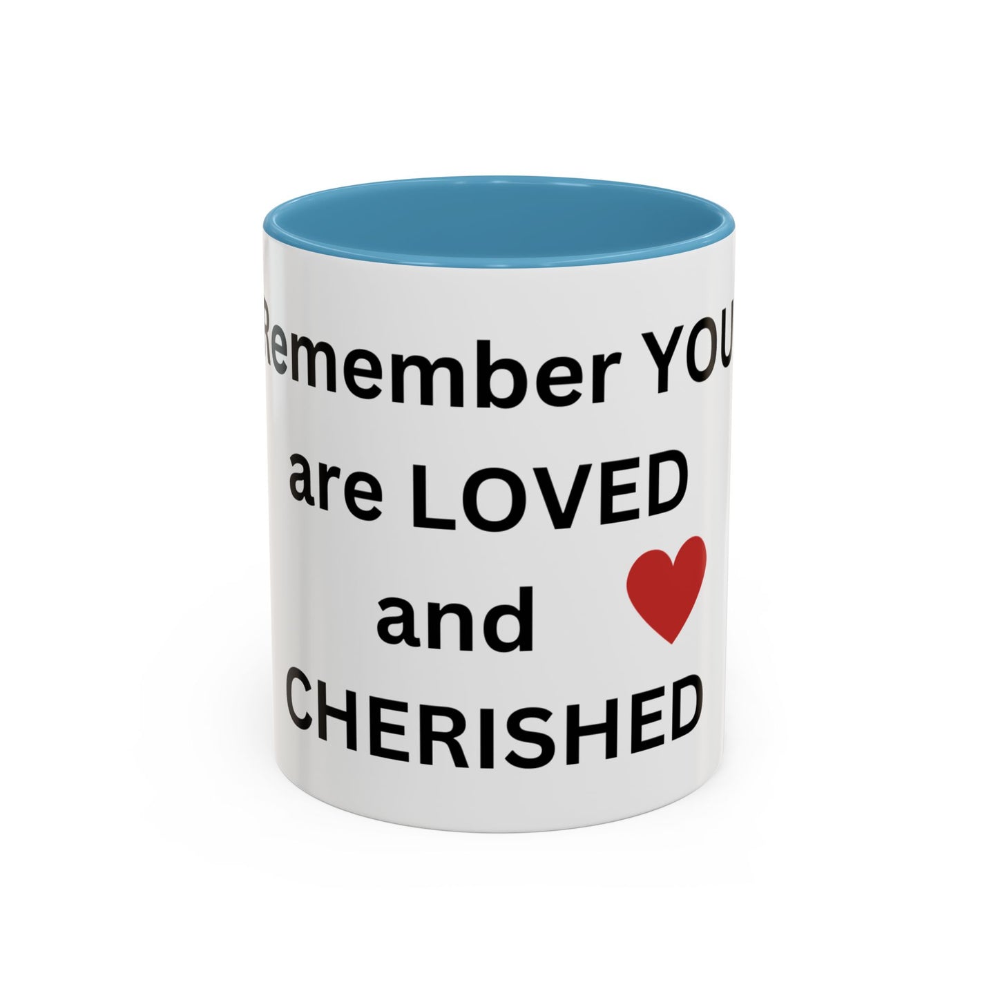 Bee Kind - Remember you are loved and cherished - Accent Coffee Mug (11, 15oz)