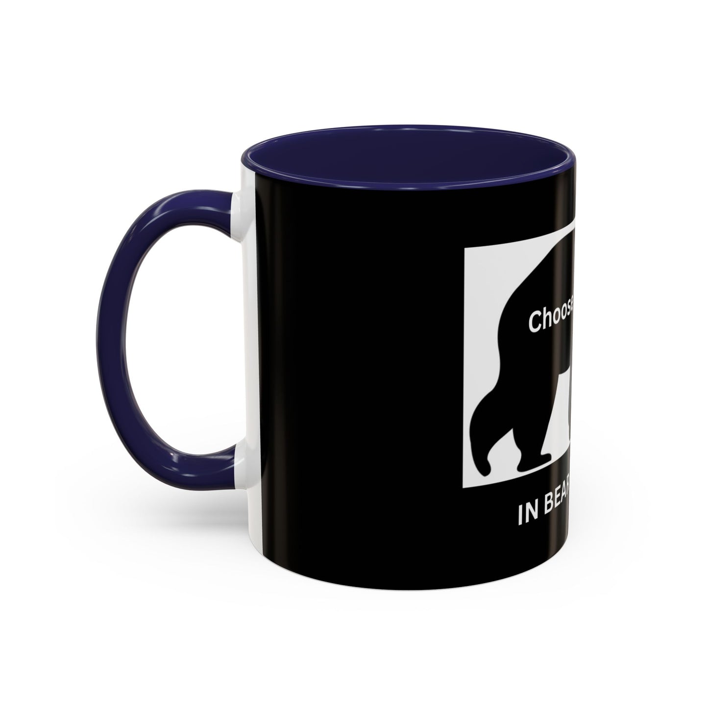 Bear- In Bear We Trust (Black) - Accent Coffee Mug (11, 15oz)