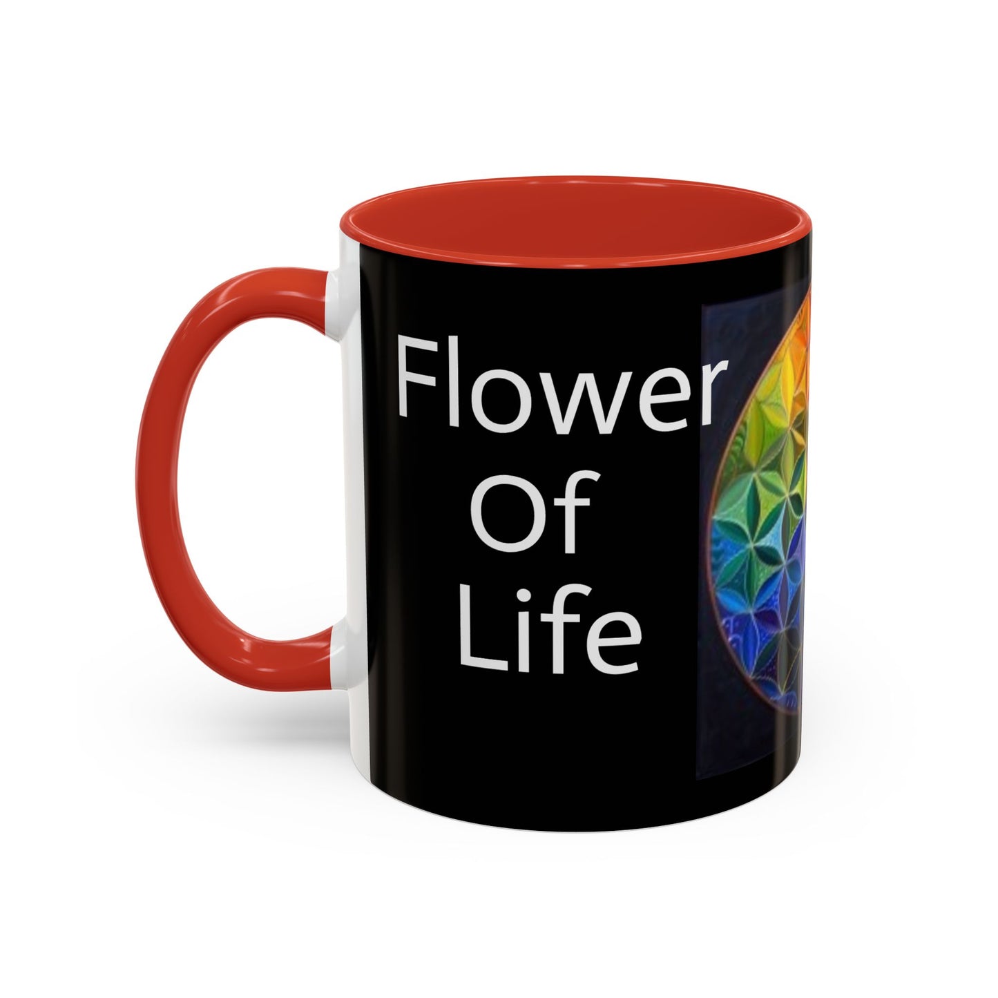 Flower of Life (Black) - Accent Coffee Mug (11, 15oz)