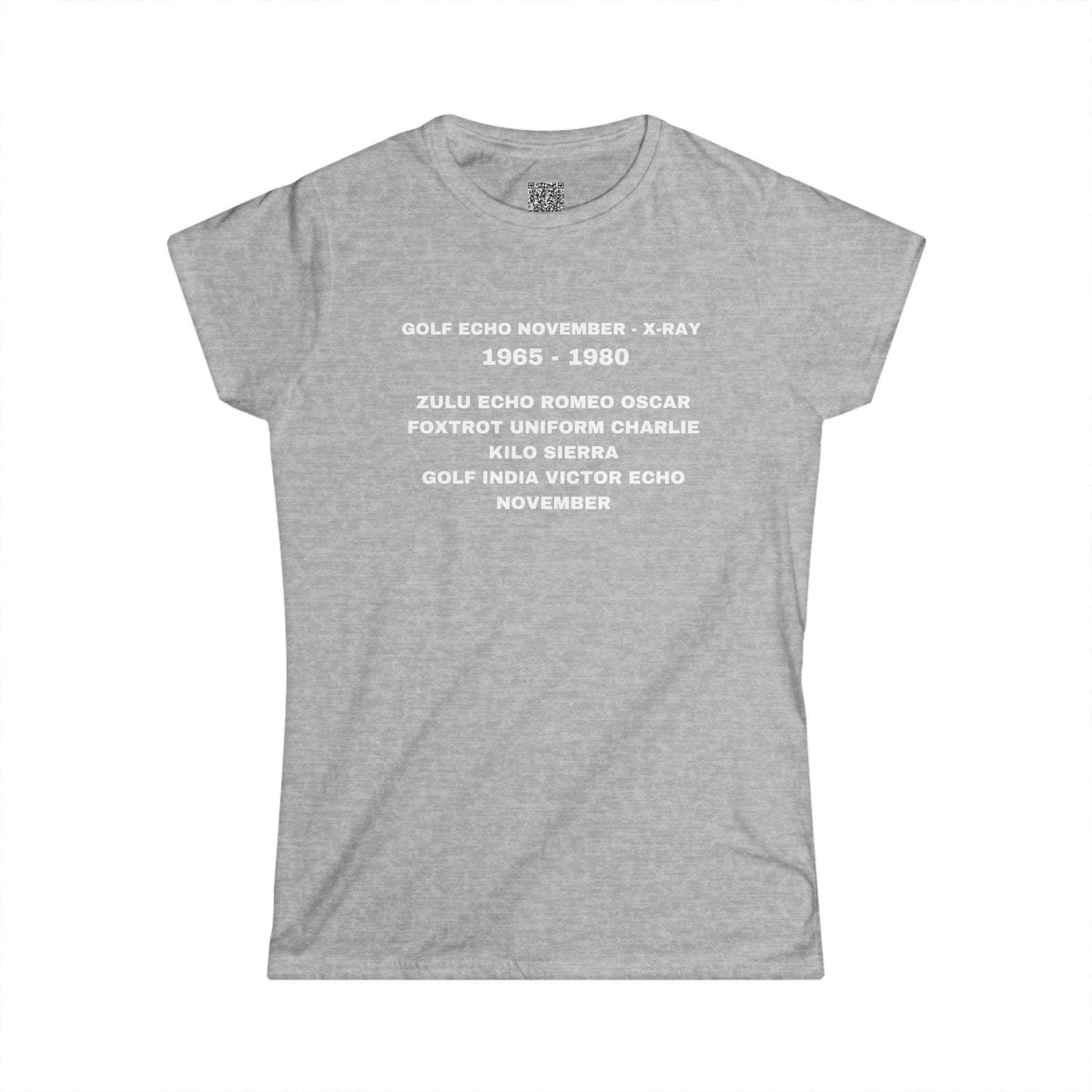 ZERO FUCKS GIVEN - NATO - Women's Softstyle Tee