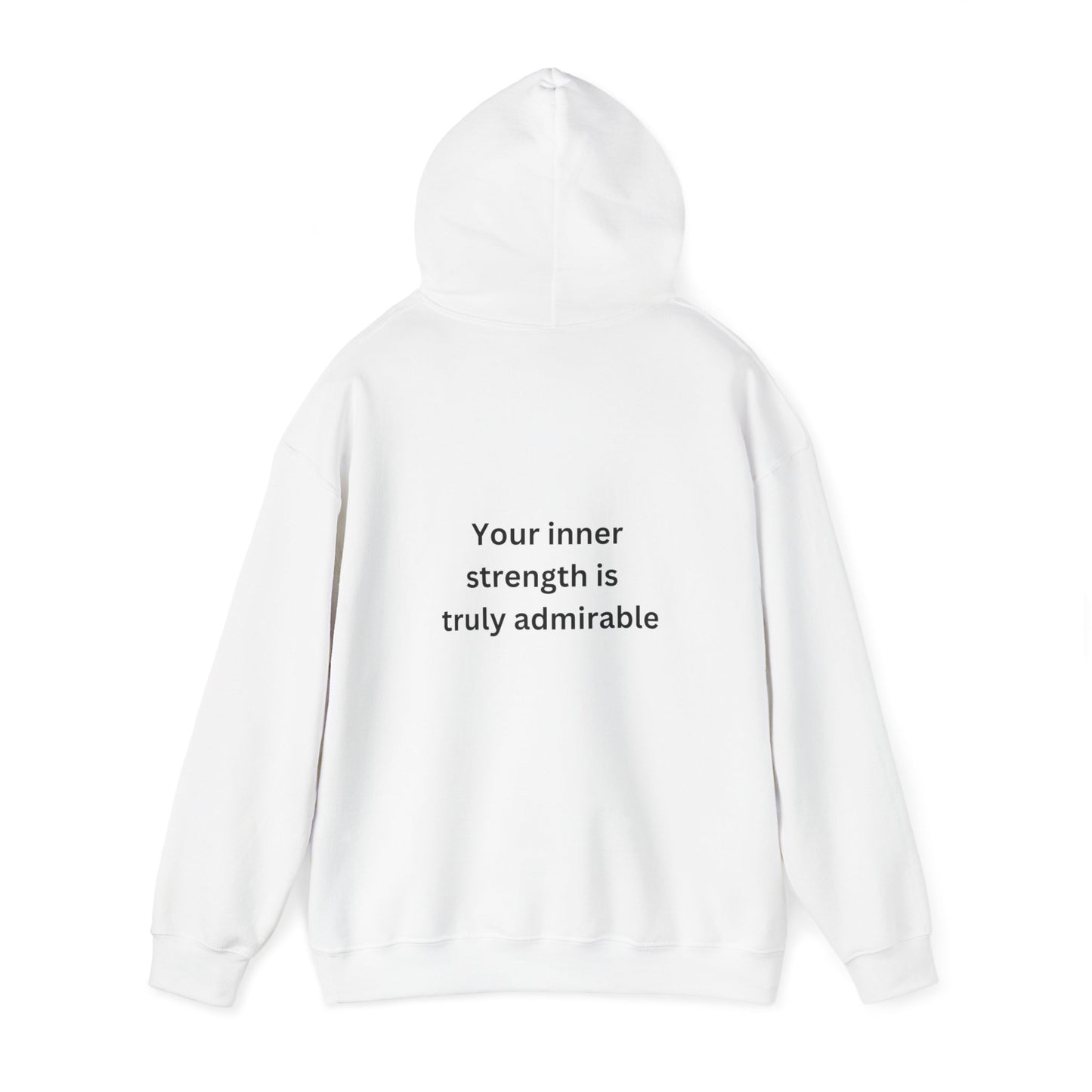 Bee Kind (Back) Your inner strength is truly admirable - Unisex Heavy Blend™ Hooded Sweatshirt