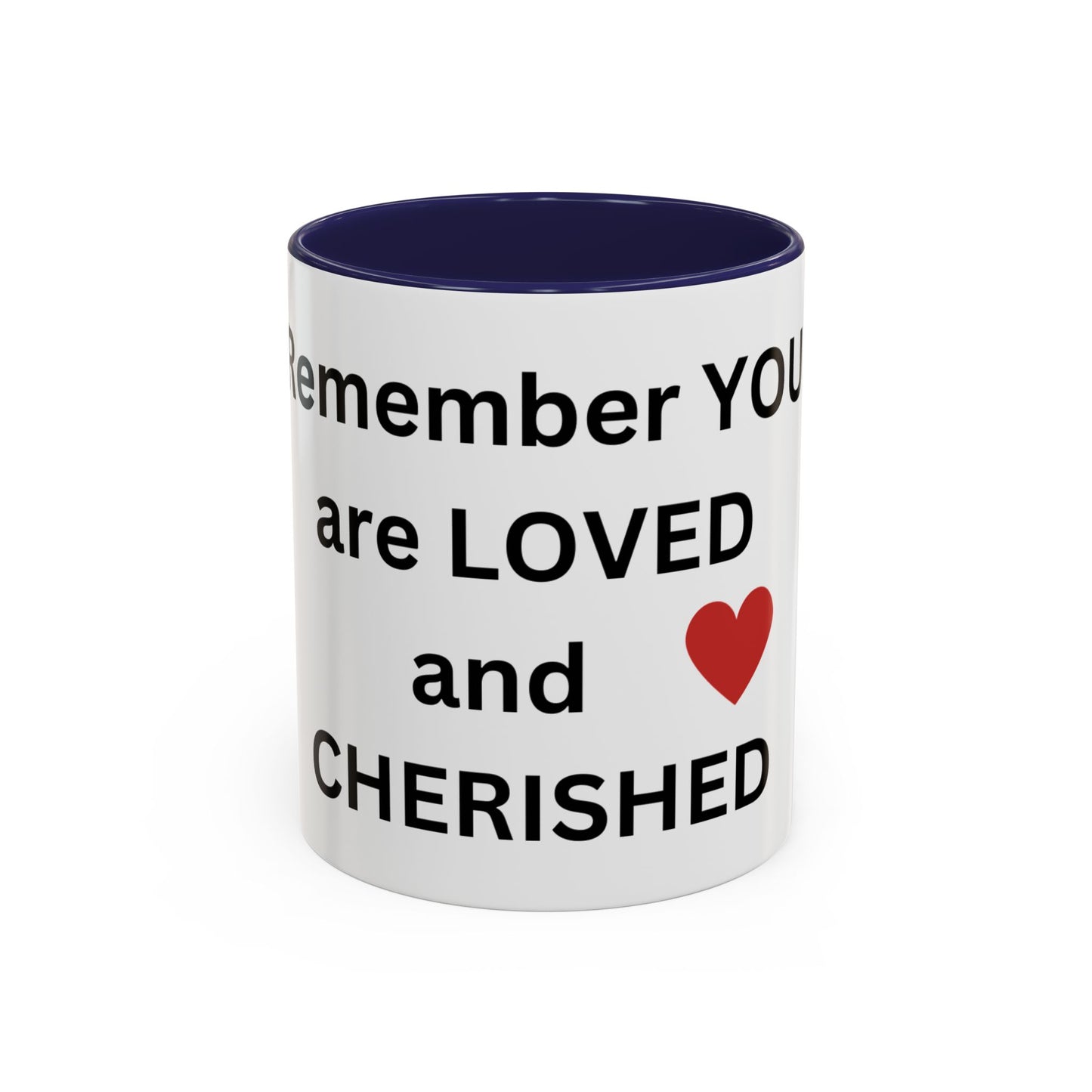 Bee Kind - Remember you are loved and cherished - Accent Coffee Mug (11, 15oz)