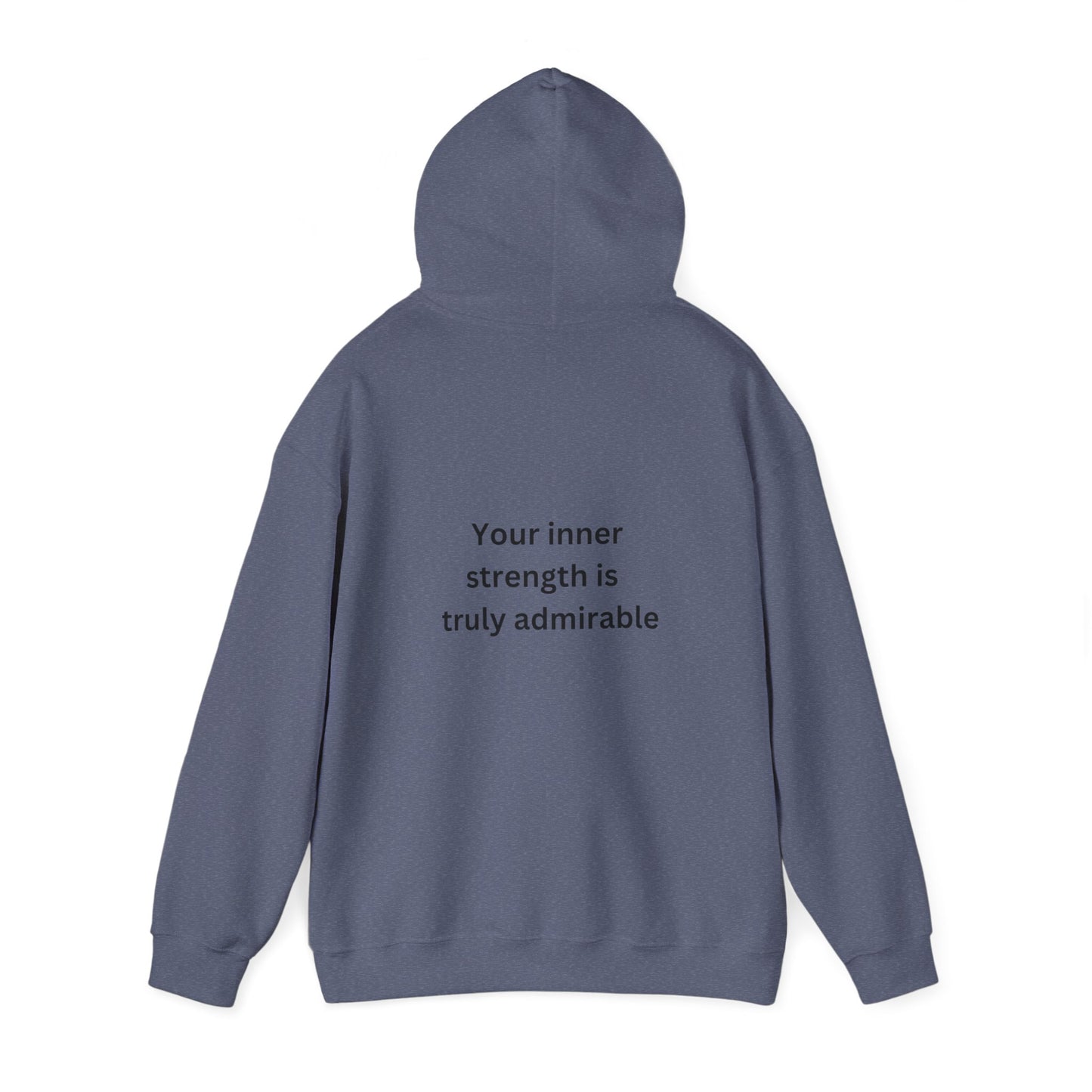 Bee Kind (Back) Your inner strength is truly admirable - Unisex Heavy Blend™ Hooded Sweatshirt