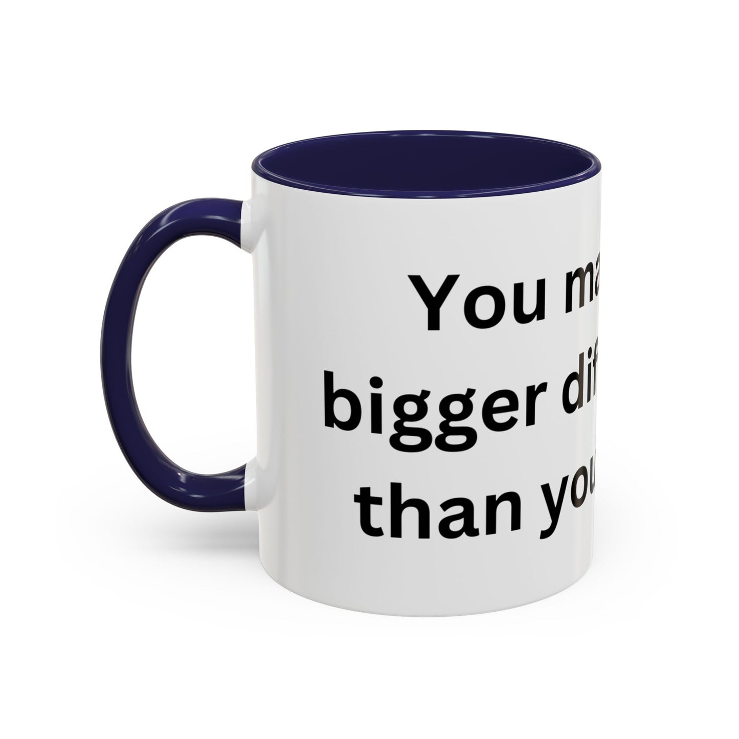 Bee Kind - You make a bigger difference than you realize - Accent Coffee Mug (11, 15oz)