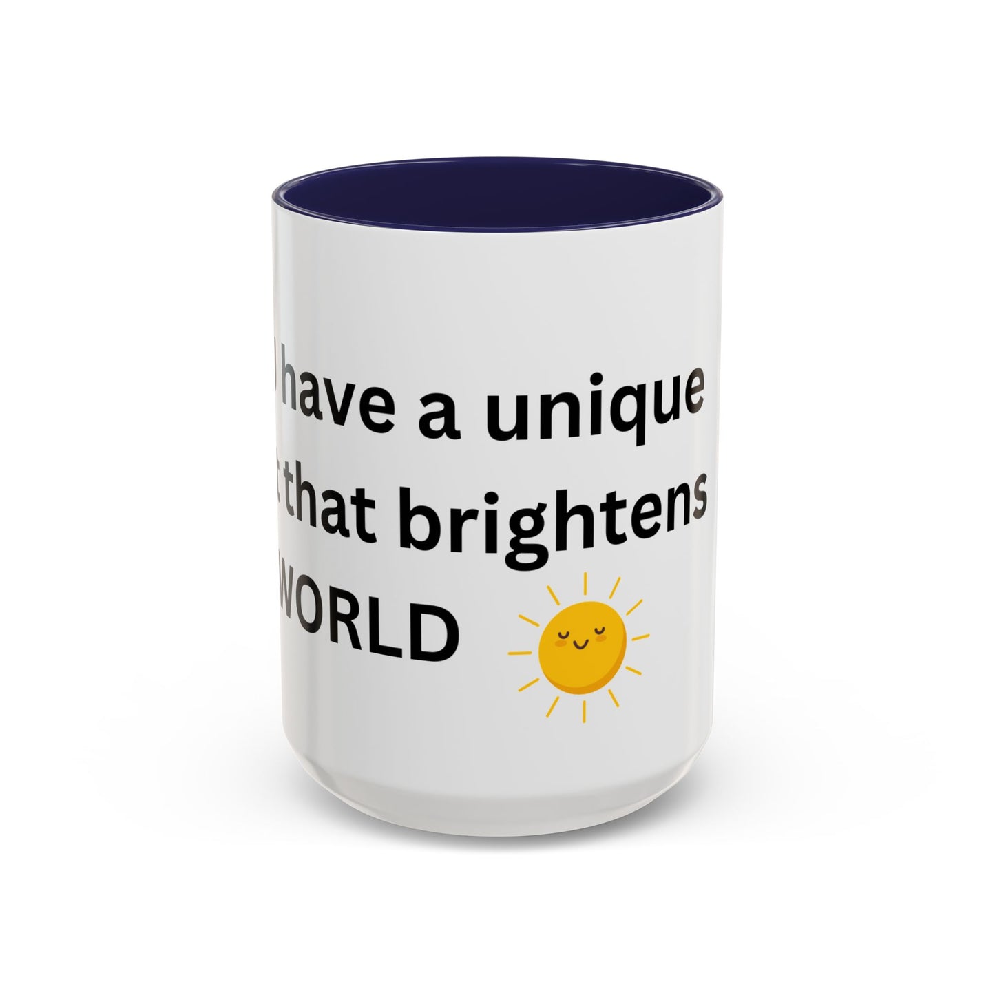 Bee Kind - You have a unique light that brightens the world - Accent Coffee Mug (11, 15oz)