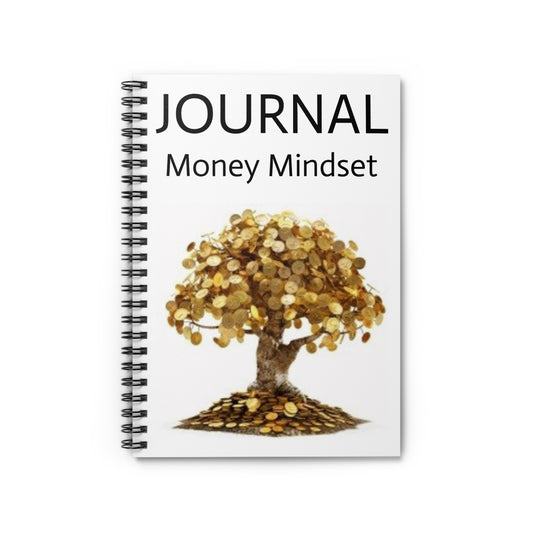 Journal - Money Mindset - Spiral Notebook - Ruled Line